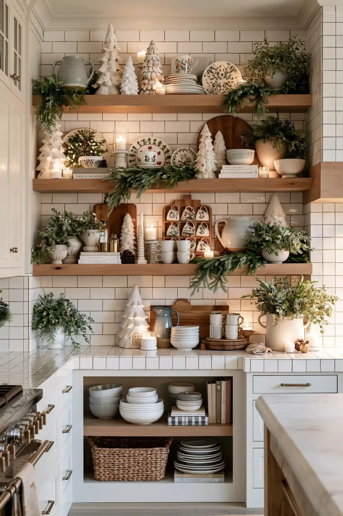 29 Christmas Kitchen Decor Ideas That Make the Heart of the Home Feel Like the Holidays christmas kitchen decor