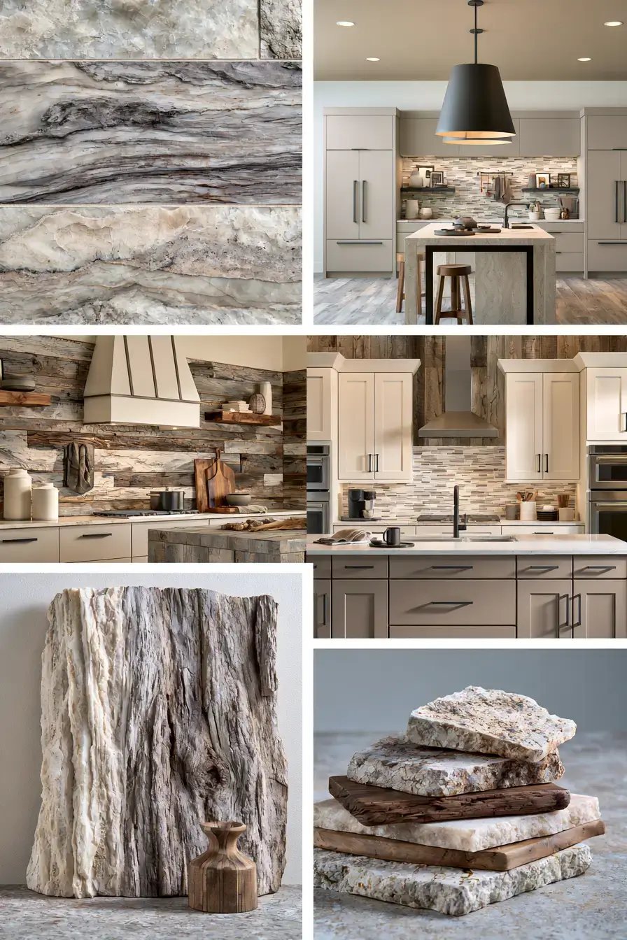 29 Natural Stone Backsplash Kitchen Ideas for a Surface With Real Character natural stone backsplash kitchen