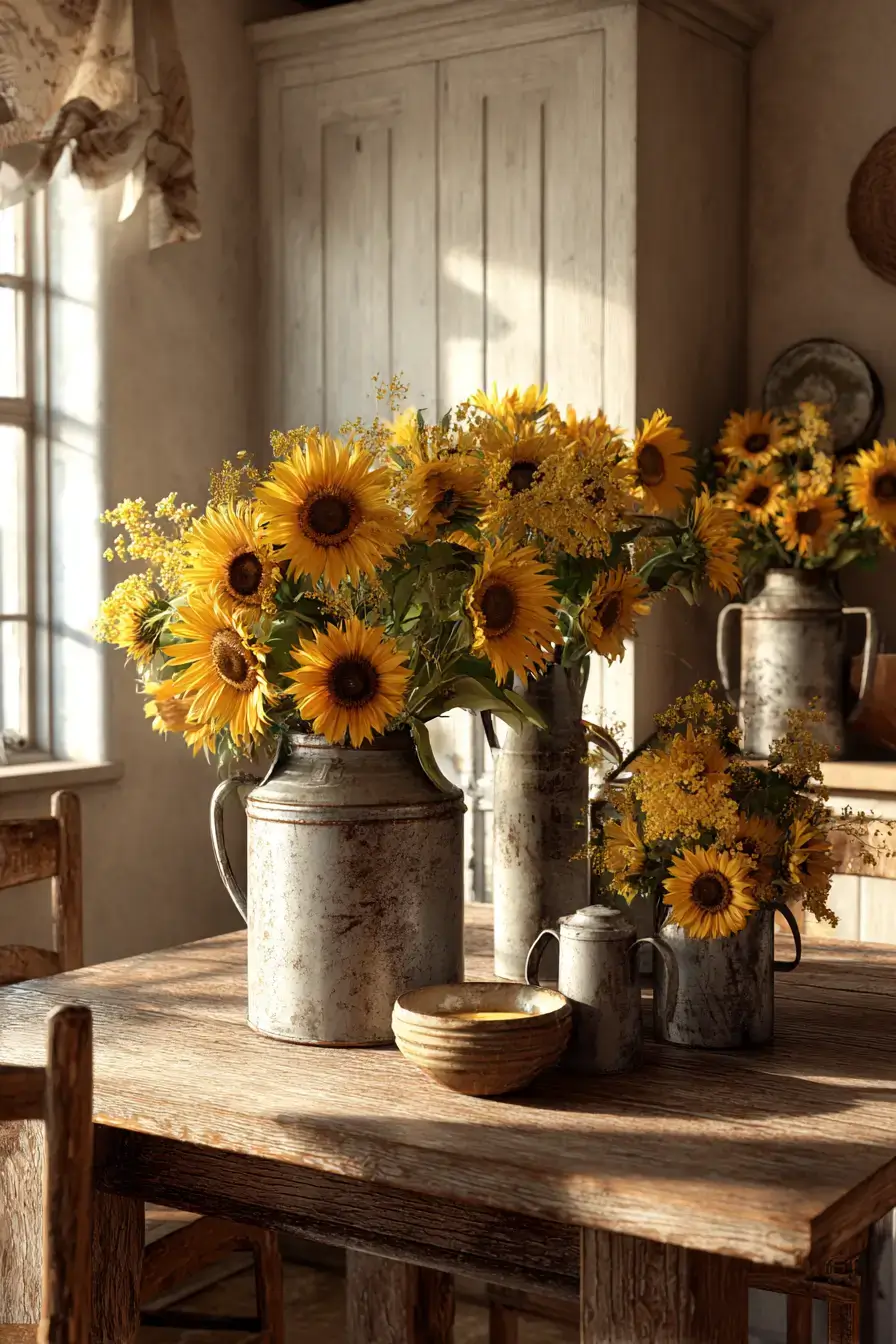 29 Vintage Milk Can Decor Ideas with a Front Porch Row
