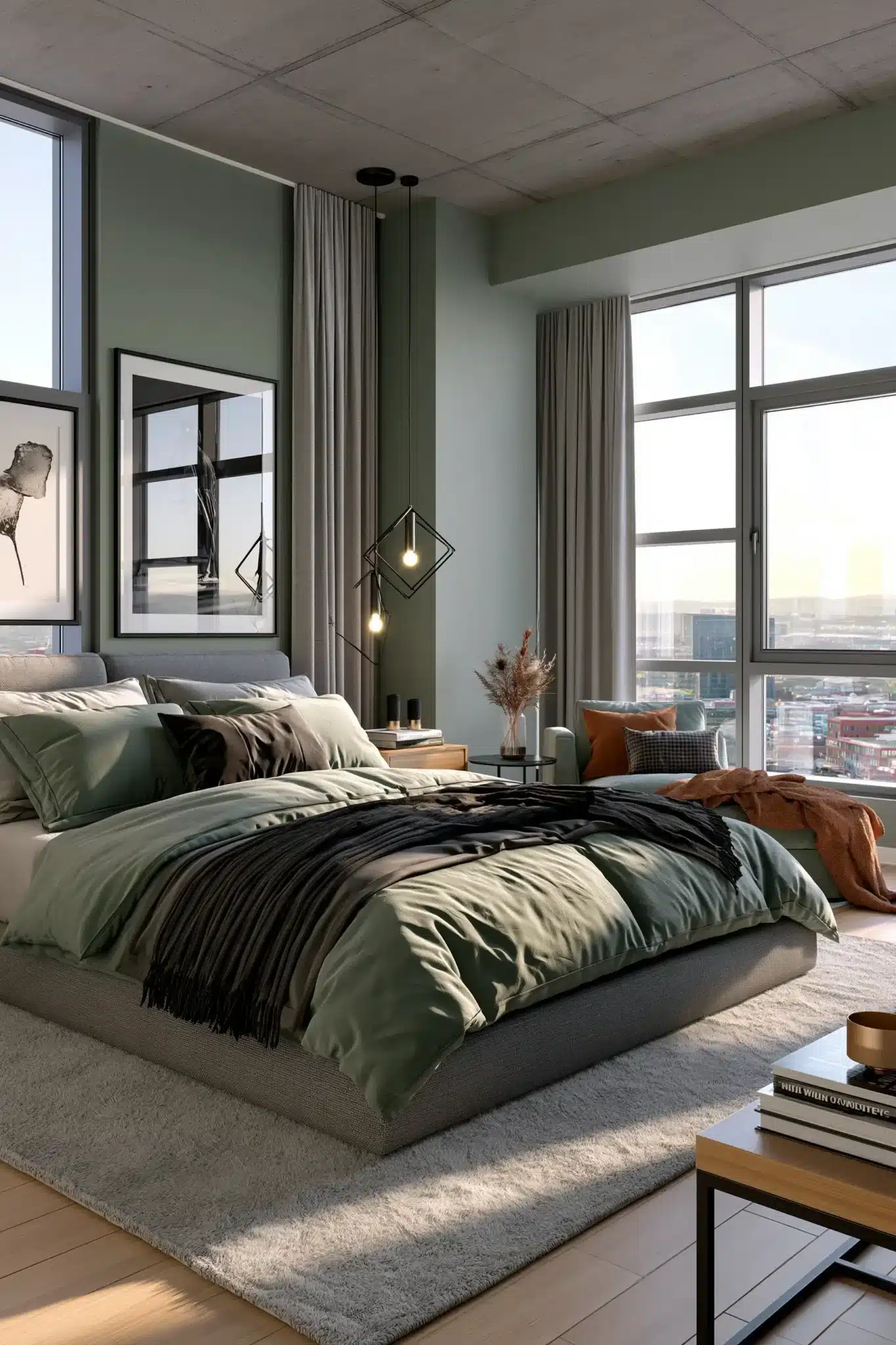 29 Sage Green and Grey Bedroom Ideas for a Space That Stays Soft sage green and grey bedroom