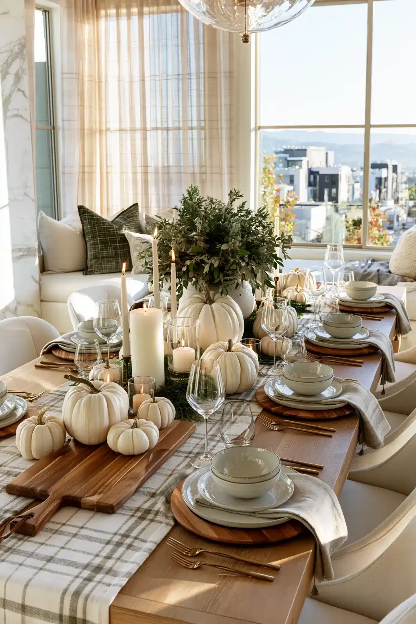 29 Simple Thanksgiving Table Decor Ideas for a Table That Feels Calm simple thanksgiving table decor