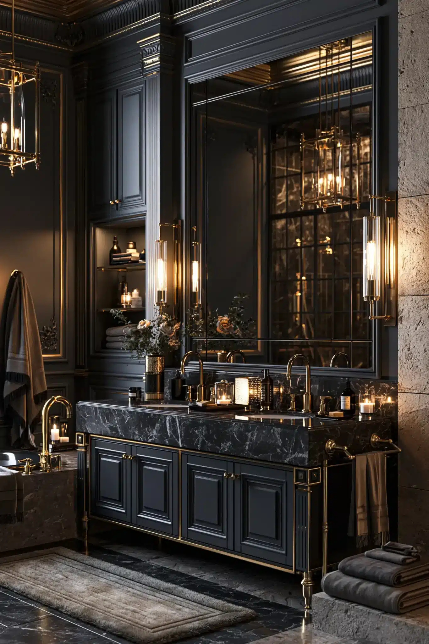 29 Gothic Bathroom Ideas for a Room With Real Atmosphere gothic bathroom