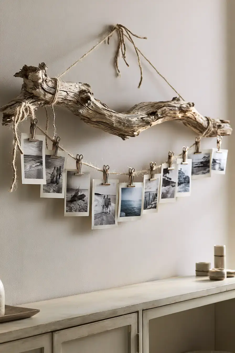 29 Driftwood Decor Ideas with a Weathered Wall Shelf