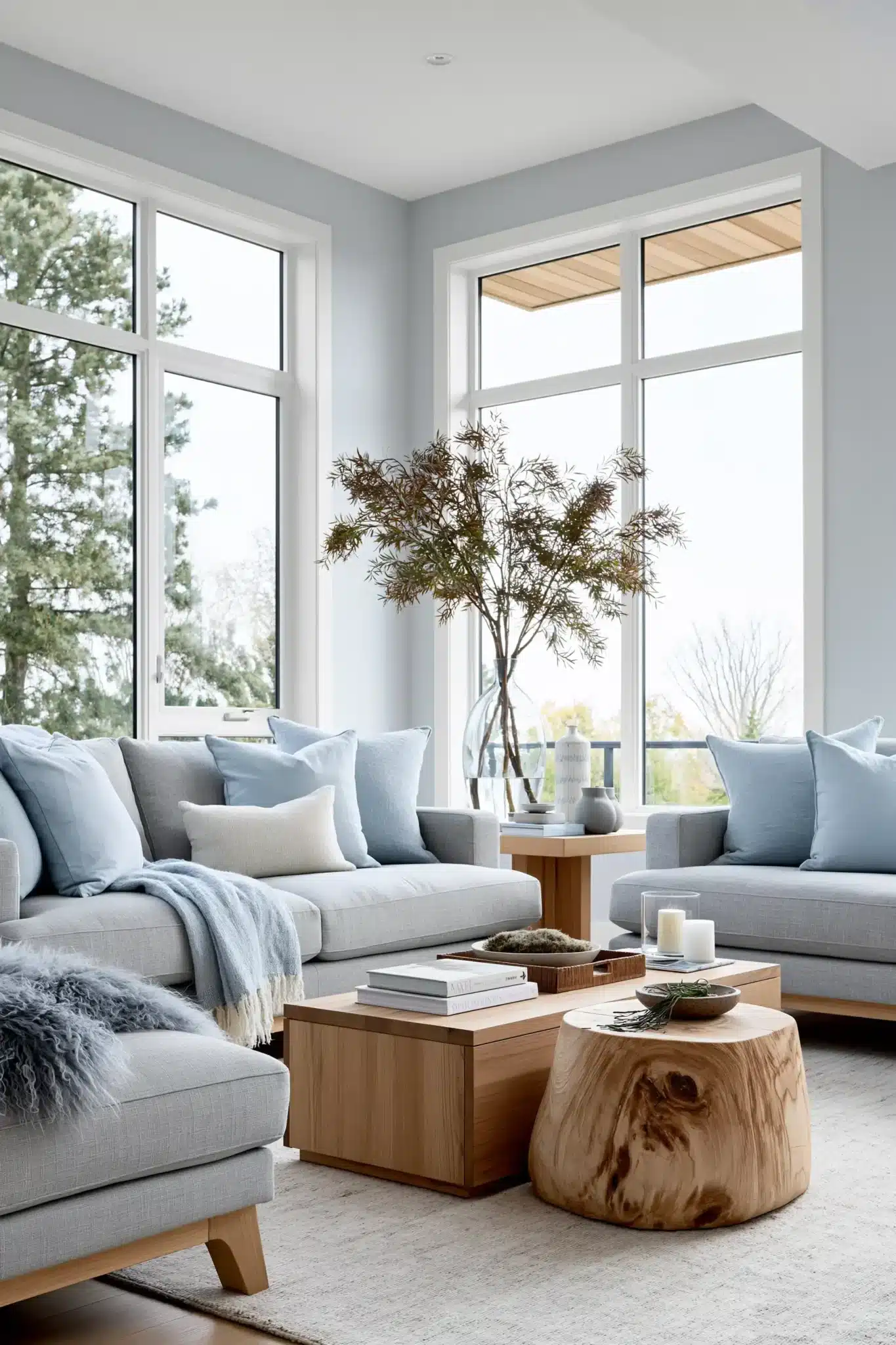 29 Light Blue and Grey Living Room Ideas for a Room That Feels Uncluttered light blue and grey living room