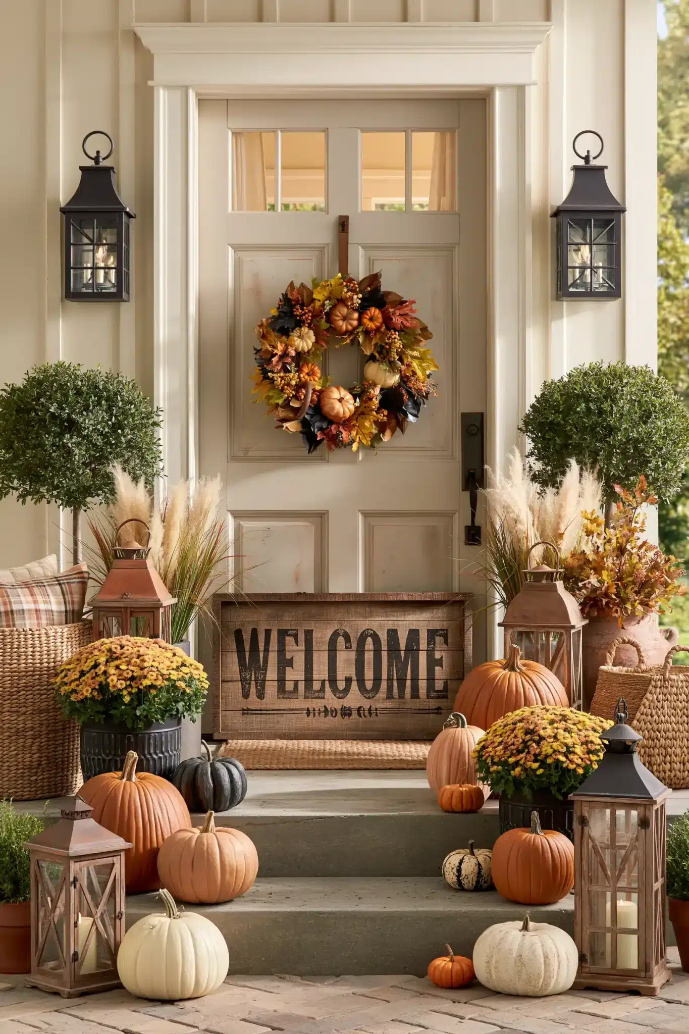 29 Halloween Porch Ideas for an Entry That Welcomes, Not Warns halloween porch ideas