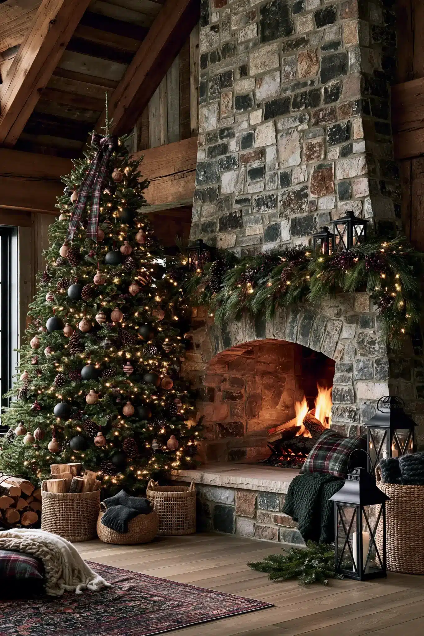 29 Moody Christmas Decor Ideas That Turn Long Evenings Into the Point moody christmas decor