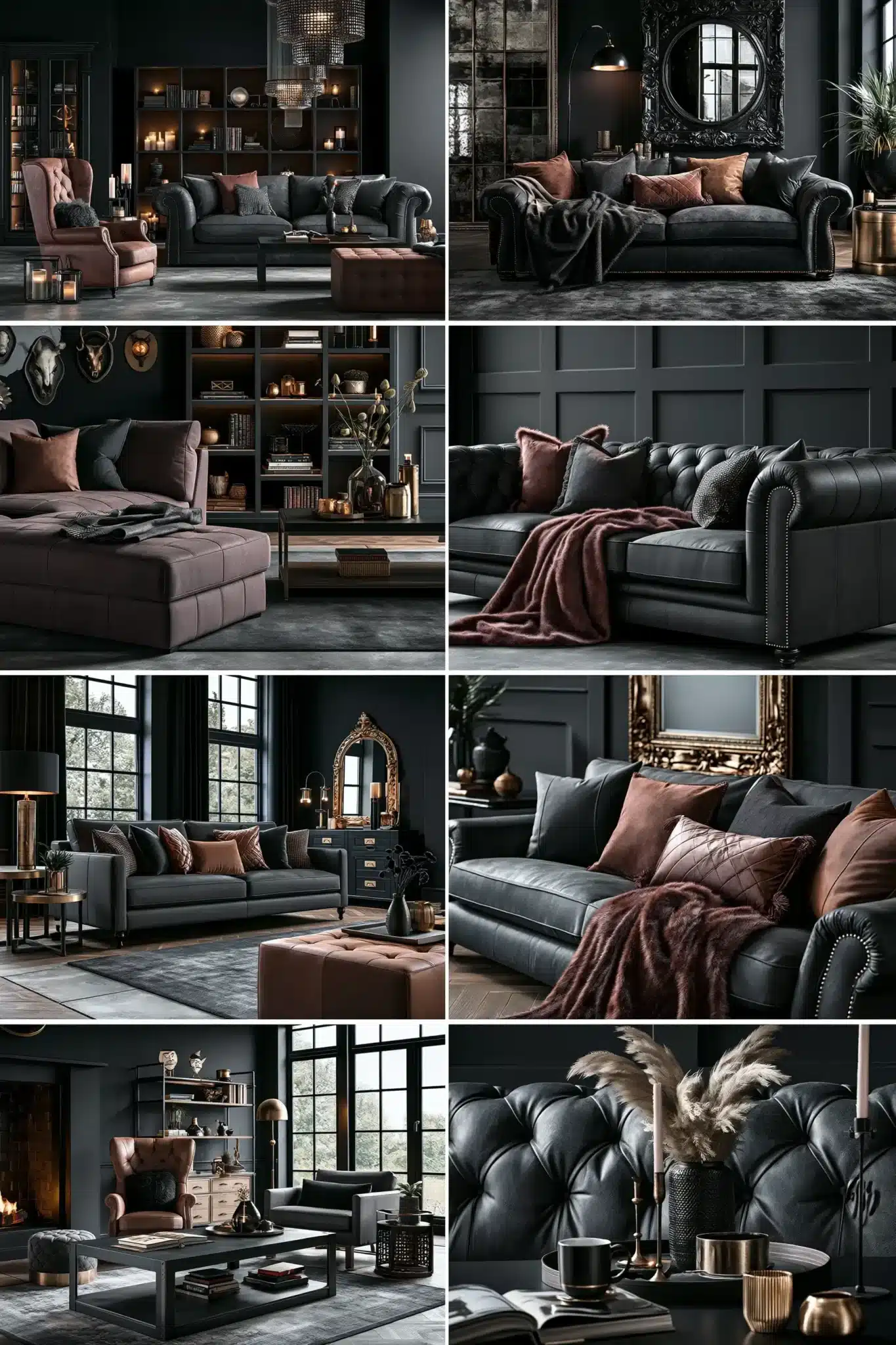 29 Gothic Living Room Ideas for a Space With Vaulted Drama gothic living room