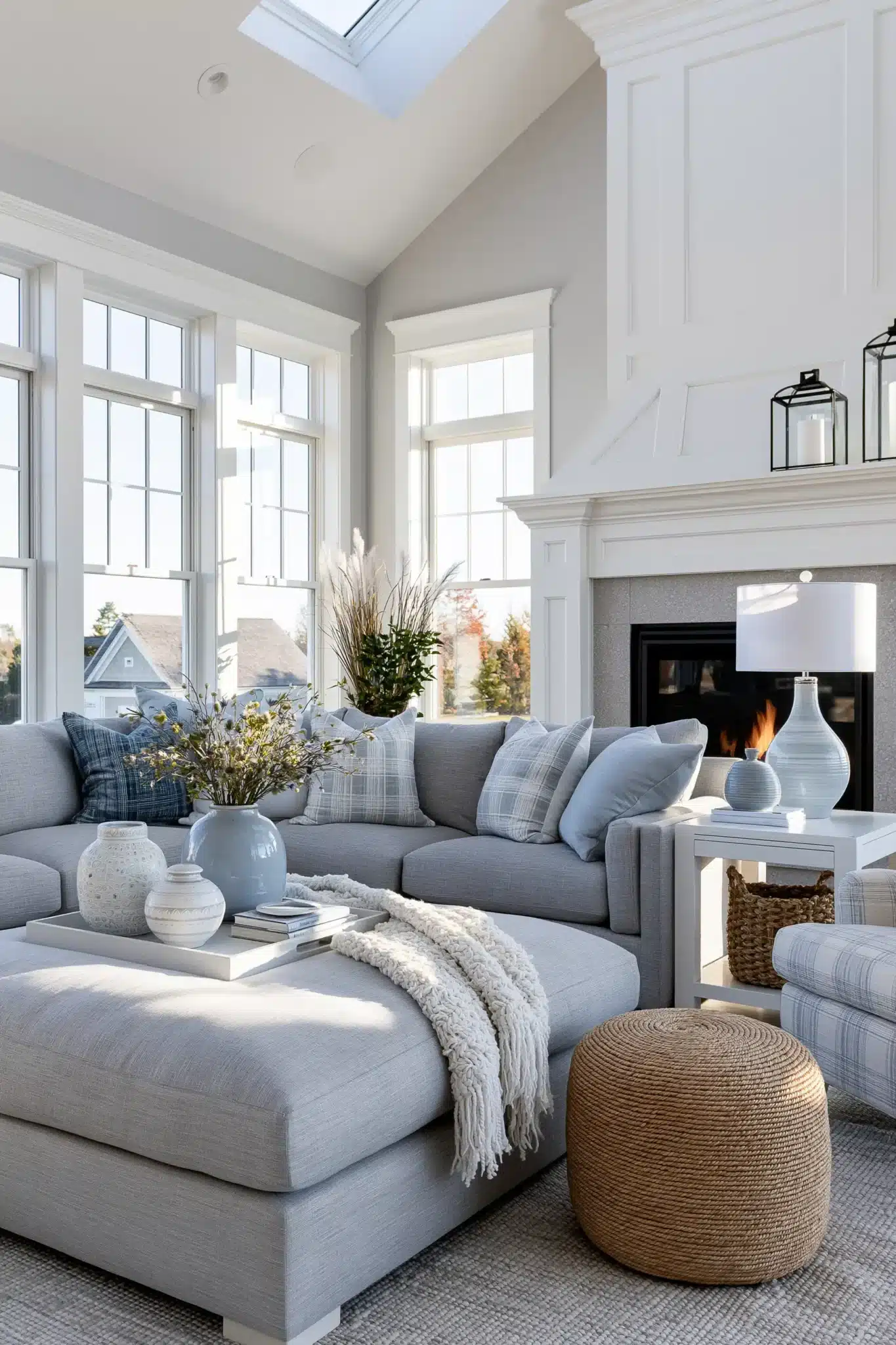 29 Light Blue and Grey Living Room Ideas for a Room That Feels Uncluttered light blue and grey living room
