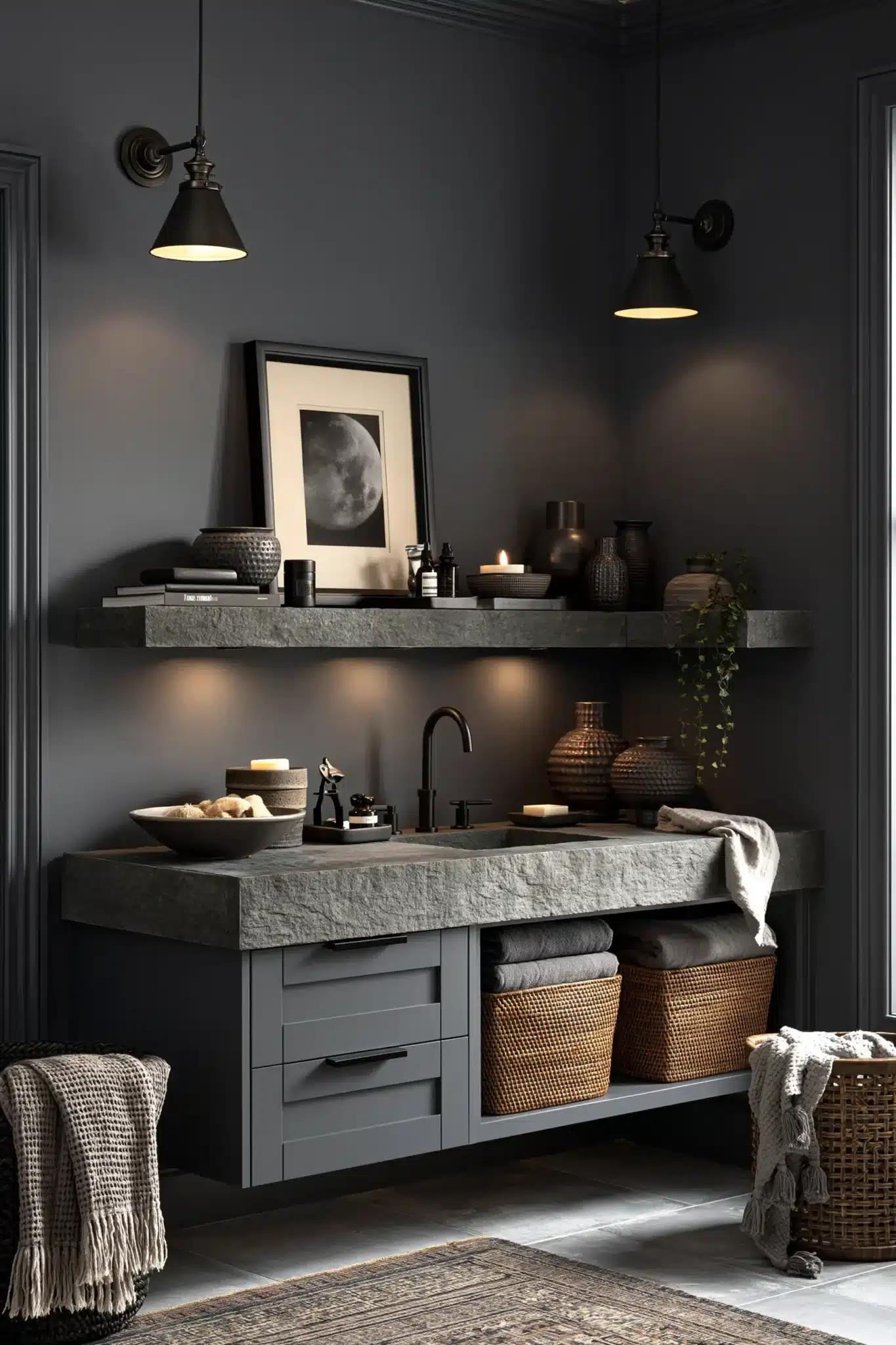 29 Gothic Bathroom Ideas for a Room With Real Atmosphere gothic bathroom