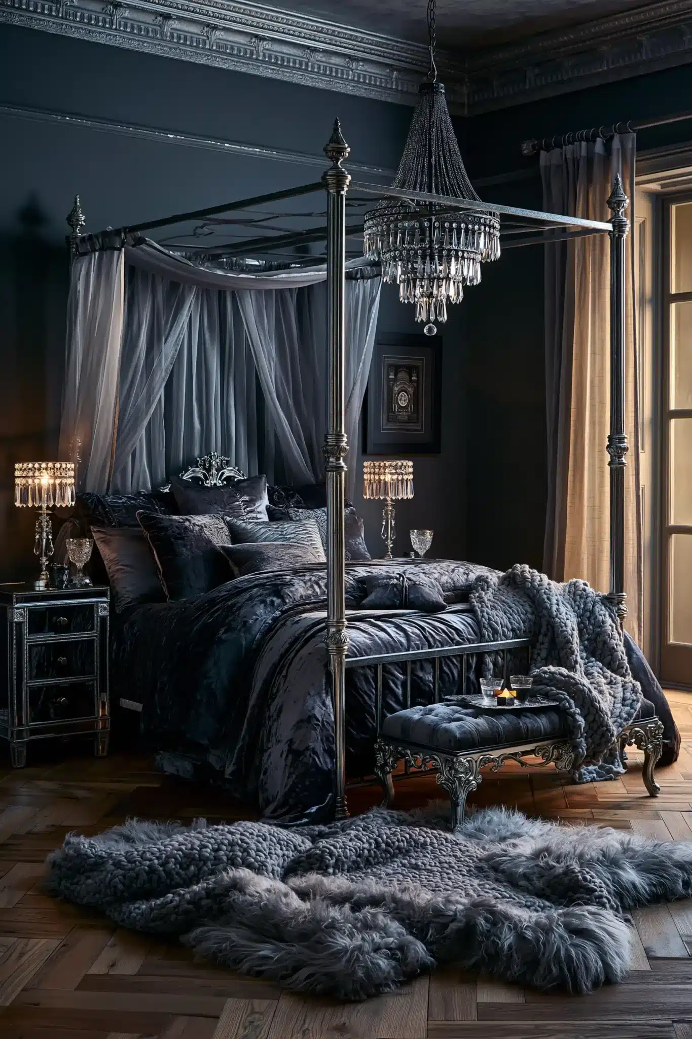 29 Gothic Bedroom Ideas for a Space That Feels Quiet, Not Creepy gothic bedroom