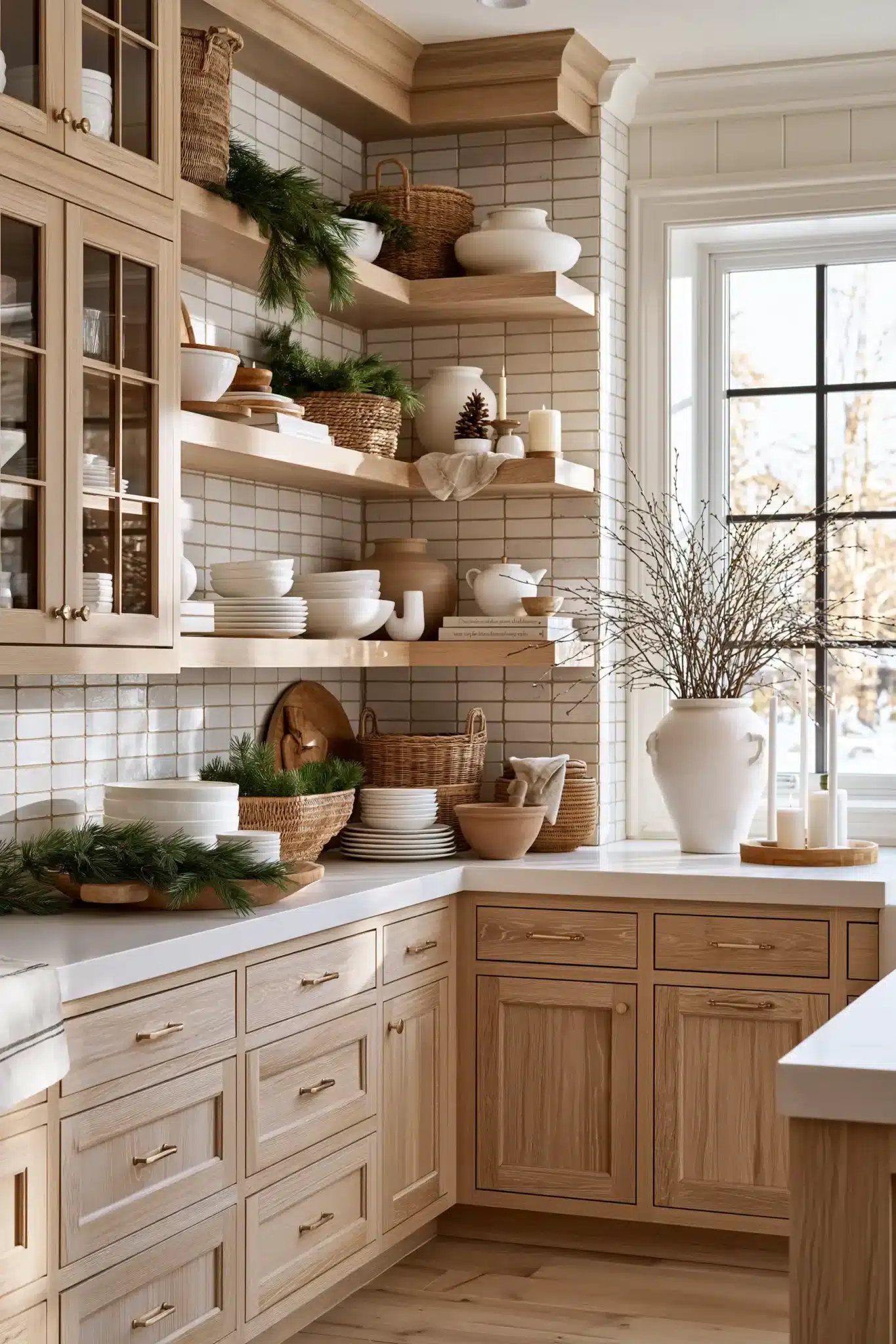 29 Christmas Kitchen Decor Ideas That Make the Heart of the Home Feel Like the Holidays christmas kitchen decor