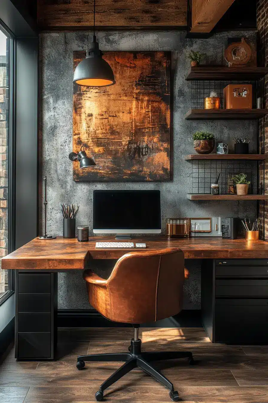 29 Study Desk Decor Ideas with a Cork Board and a Warm Lamp study desk decor