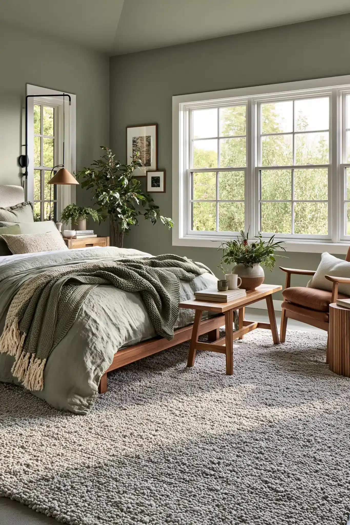 29 Sage Green and Grey Bedroom Ideas for a Space That Stays Soft sage green and grey bedroom