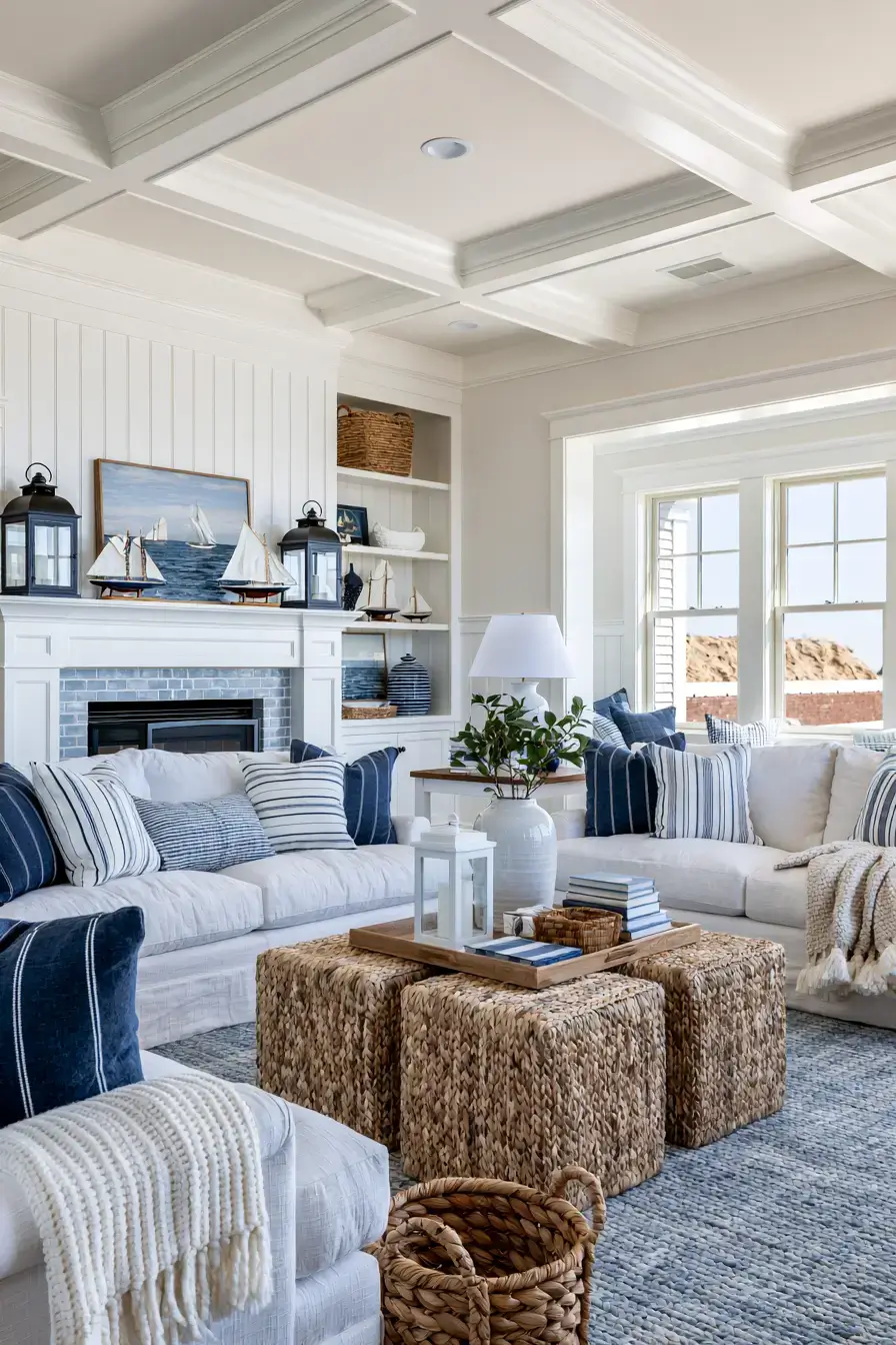 29 Nautical Decor Ideas with a Rope Mirror 29 Nautical Decor Ideas with a Rope Mirror
