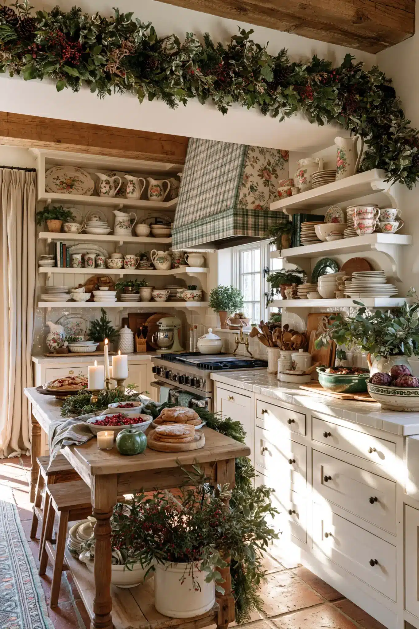 29 Christmas Kitchen Decor Ideas That Make the Heart of the Home Feel Like the Holidays christmas kitchen decor