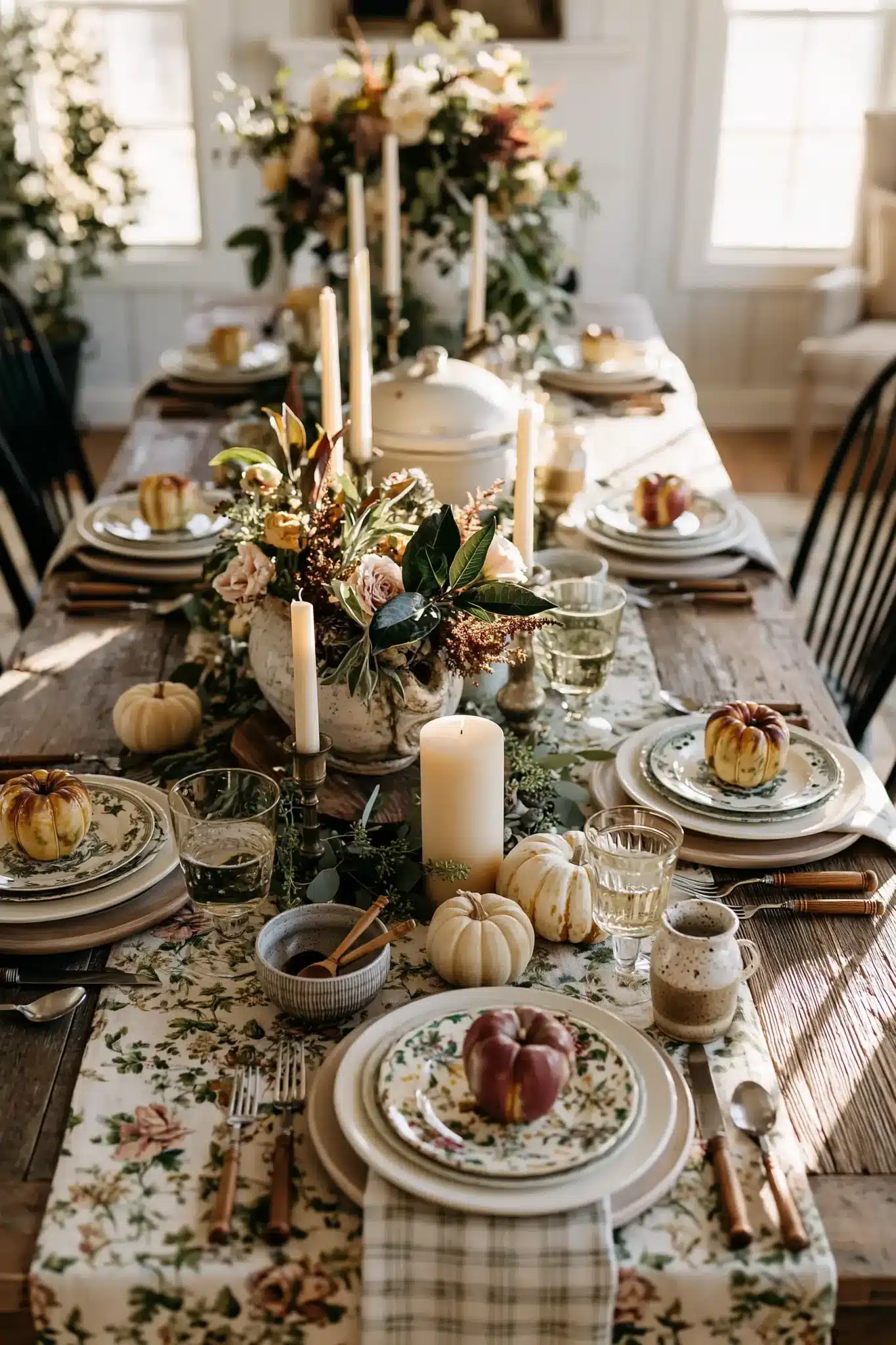 29 Simple Thanksgiving Table Decor Ideas for a Table That Feels Calm simple thanksgiving table decor