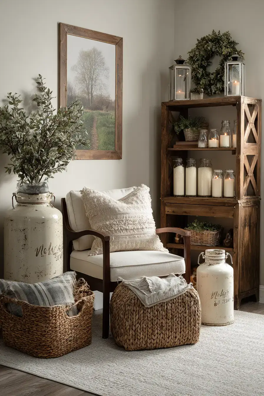 29 Vintage Milk Can Decor Ideas with a Front Porch Row