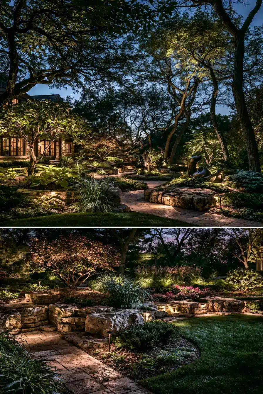 29 Landscape Lighting Ideas That Make the Yard Usable After Dark landscape lighting