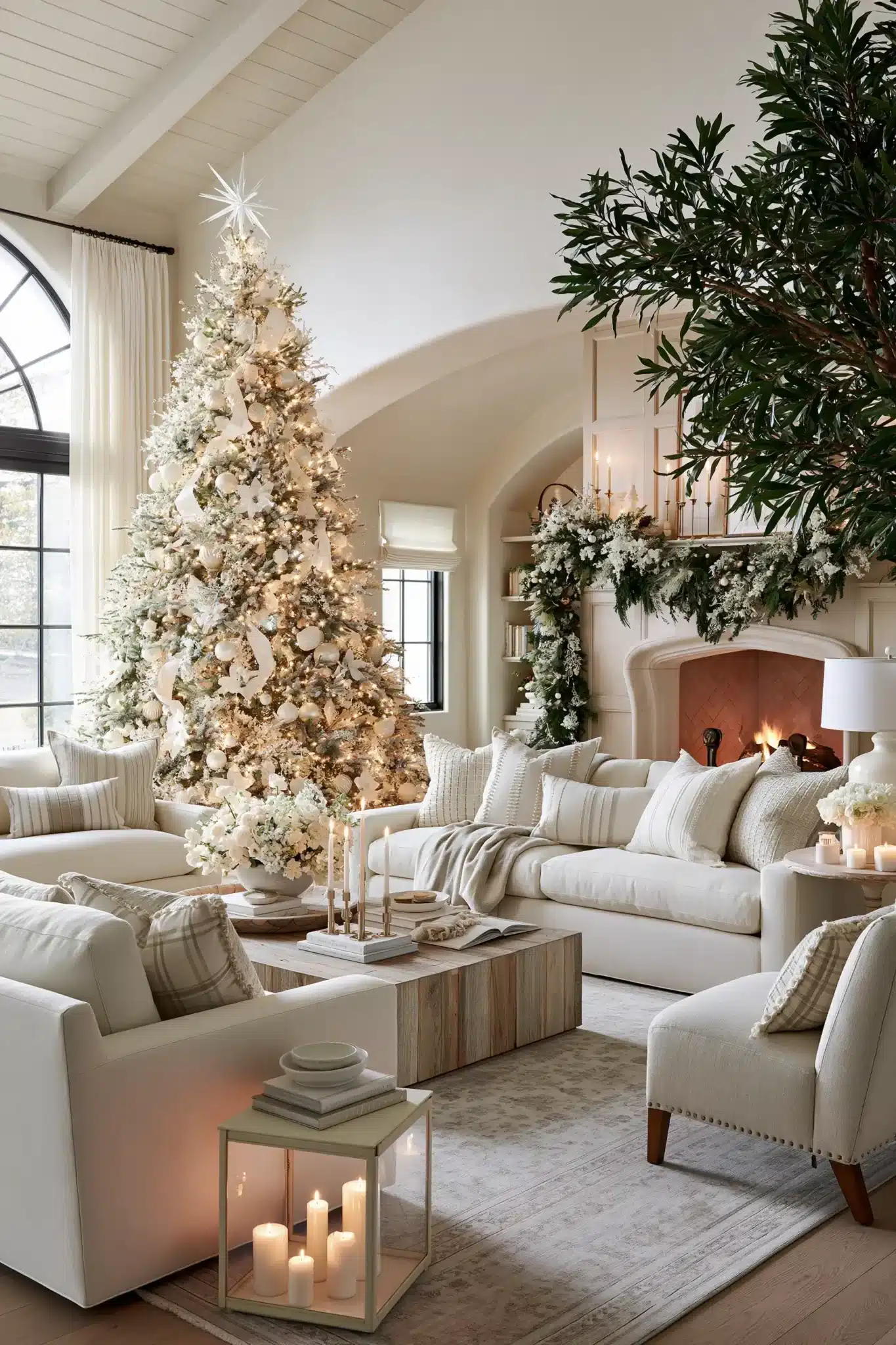 29 White Christmas Decor Ideas That Keep the Season Soft and Quiet white christmas decor