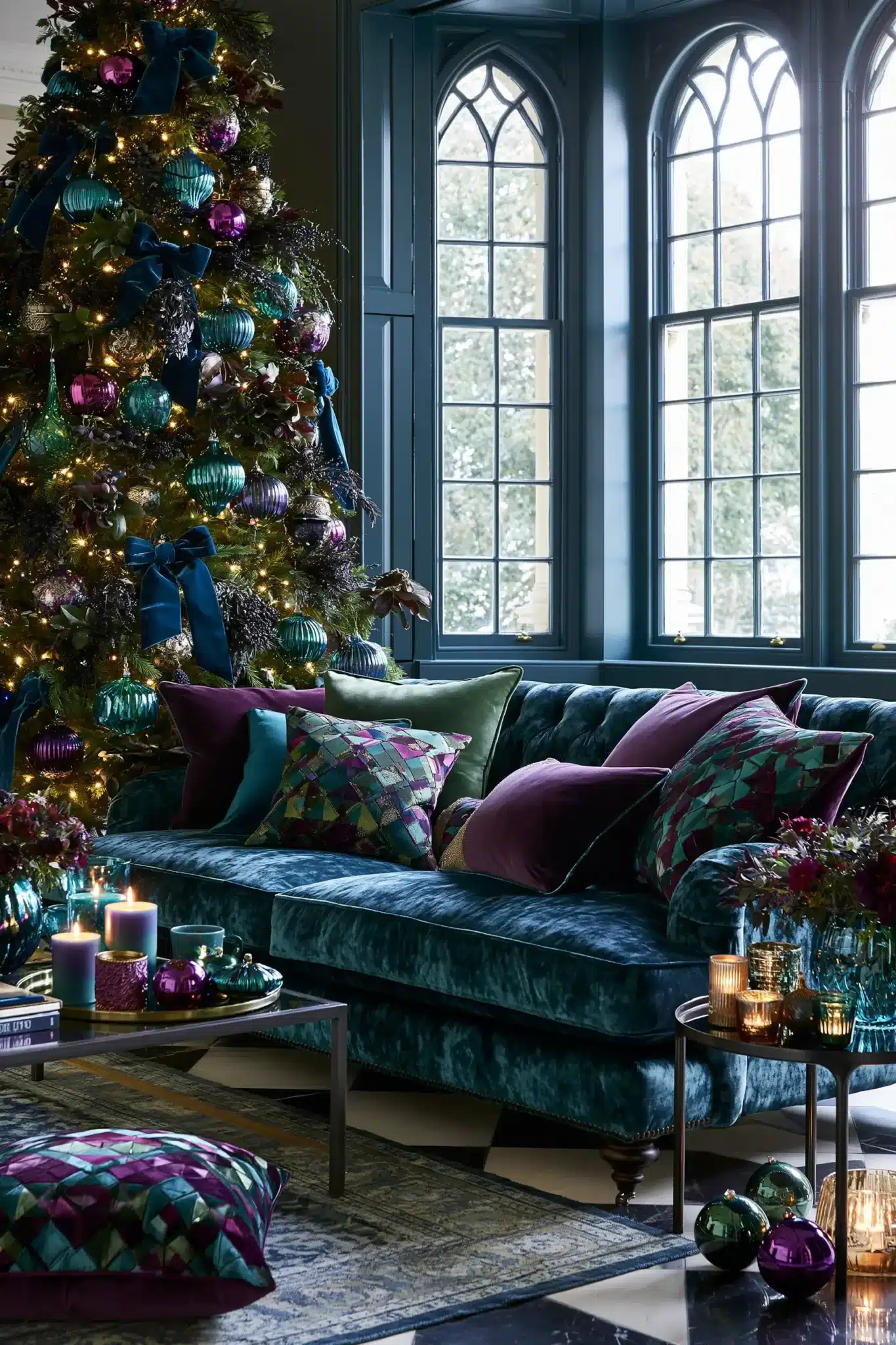 29 Moody Christmas Decor Ideas That Turn Long Evenings Into the Point moody christmas decor