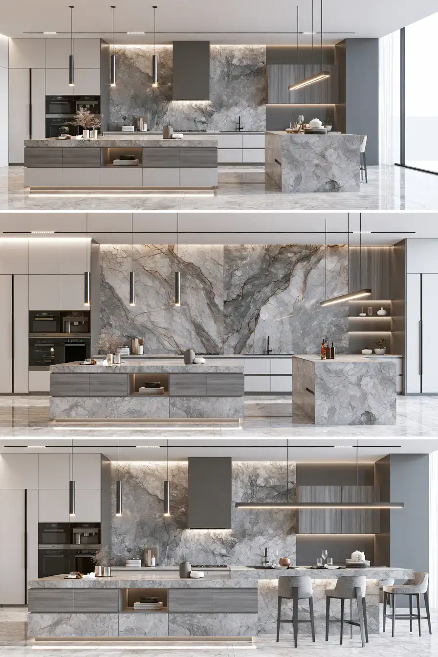 29 Natural Stone Backsplash Kitchen Ideas for a Surface With Real Character natural stone backsplash kitchen