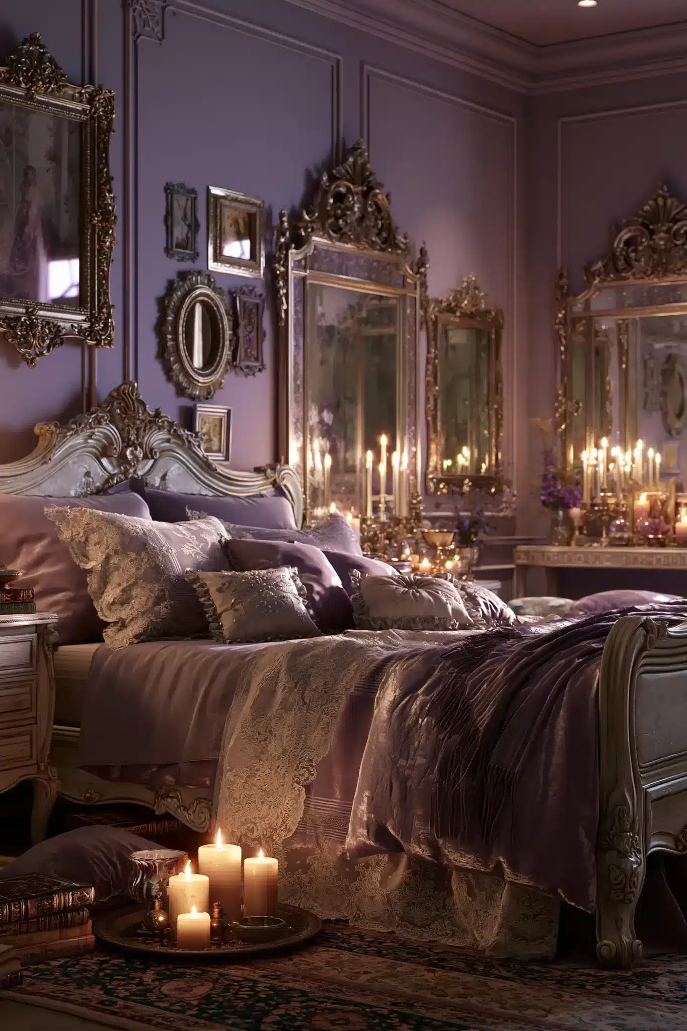 29 Purple Gothic Bedroom Ideas for a Space That Feels Rich, Not Loud purple gothic bedroom