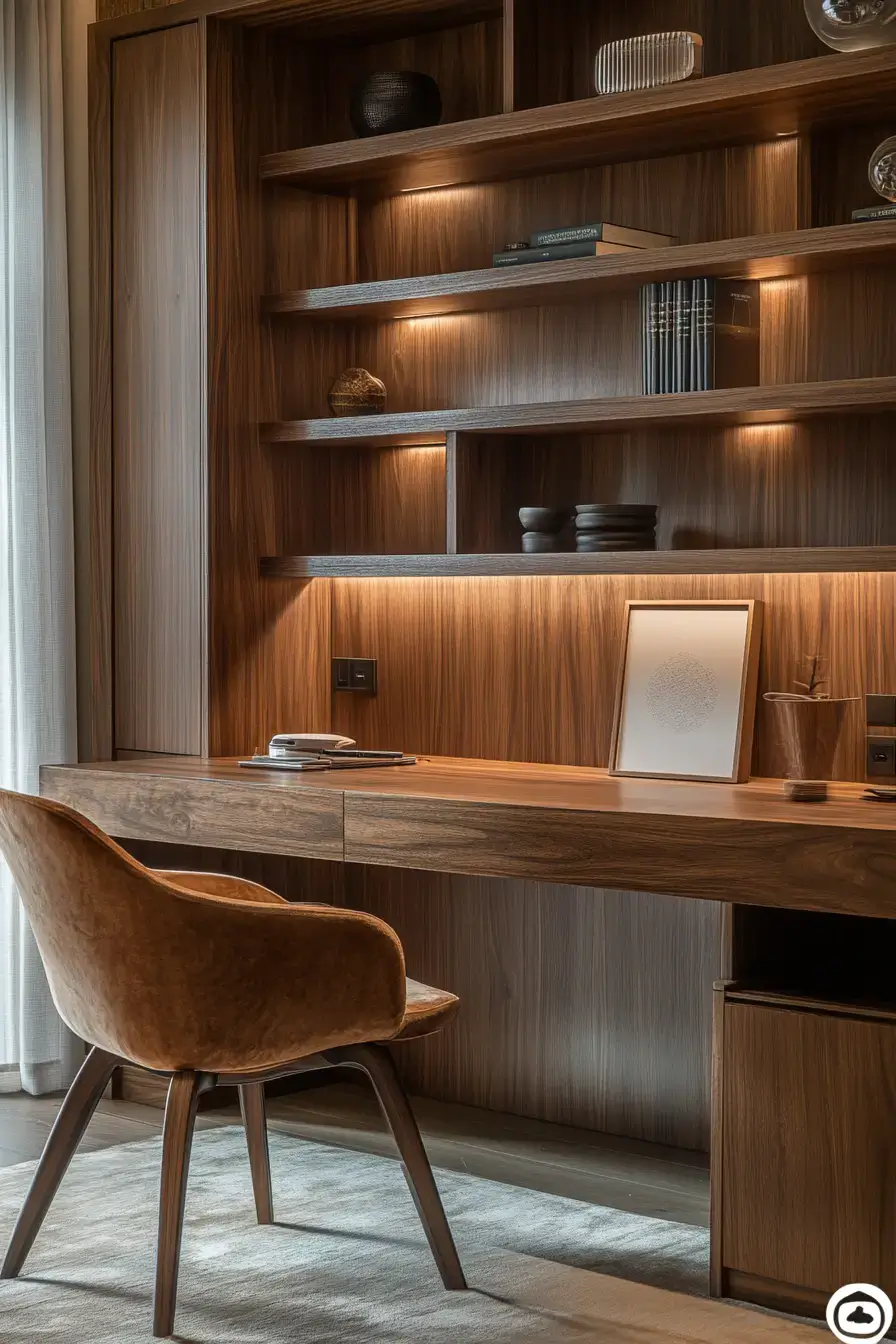 29 Study Desk Decor Ideas with a Cork Board and a Warm Lamp study desk decor