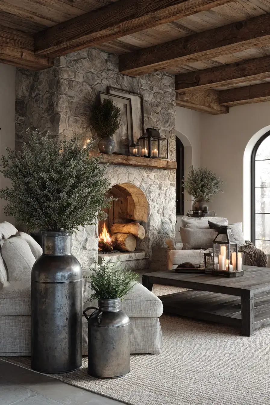 29 Vintage Milk Can Decor Ideas with a Front Porch Row