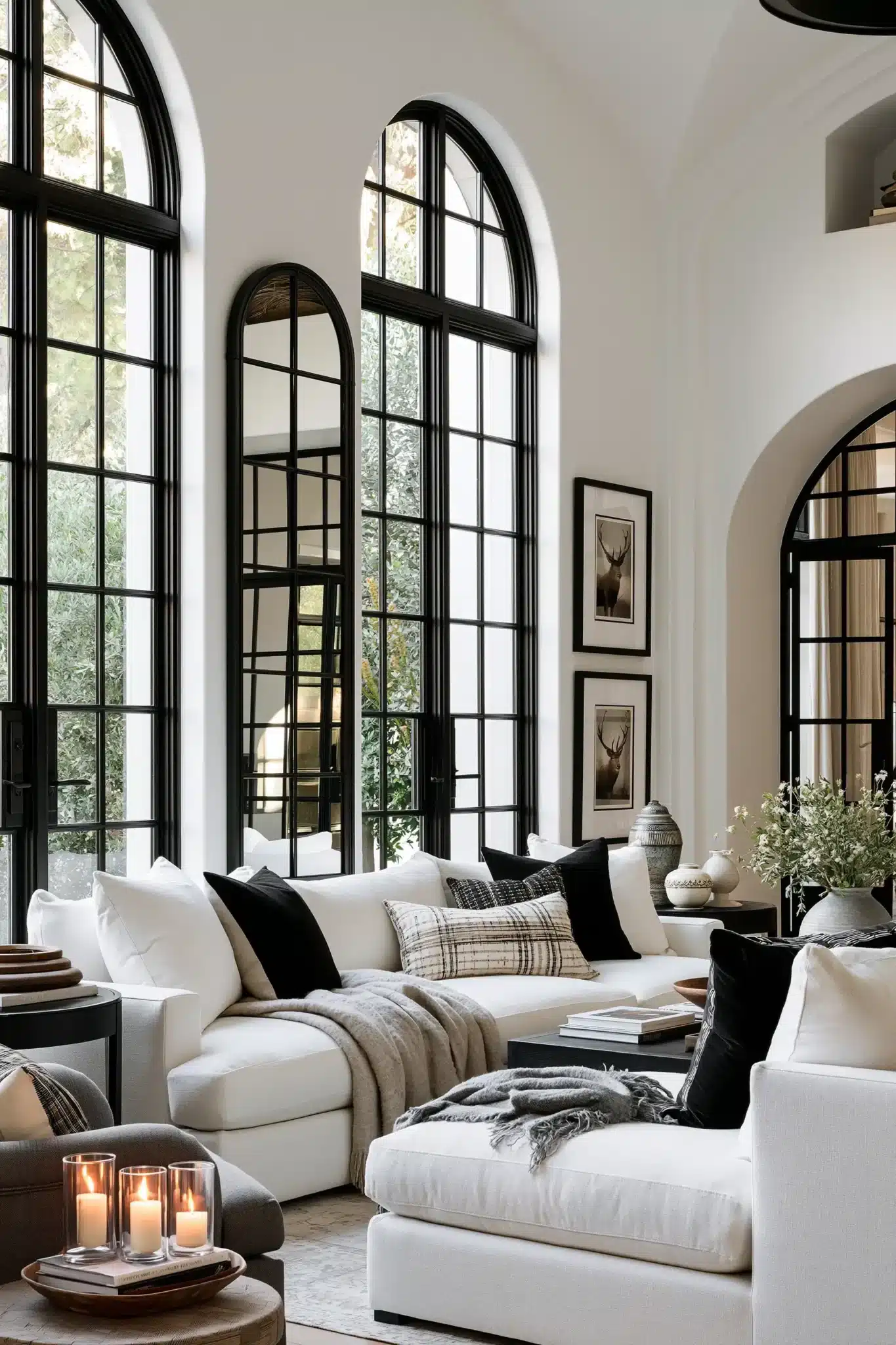 29 Black and White Living Room Decor Ideas for a Space With Real Contrast black and white living room decor
