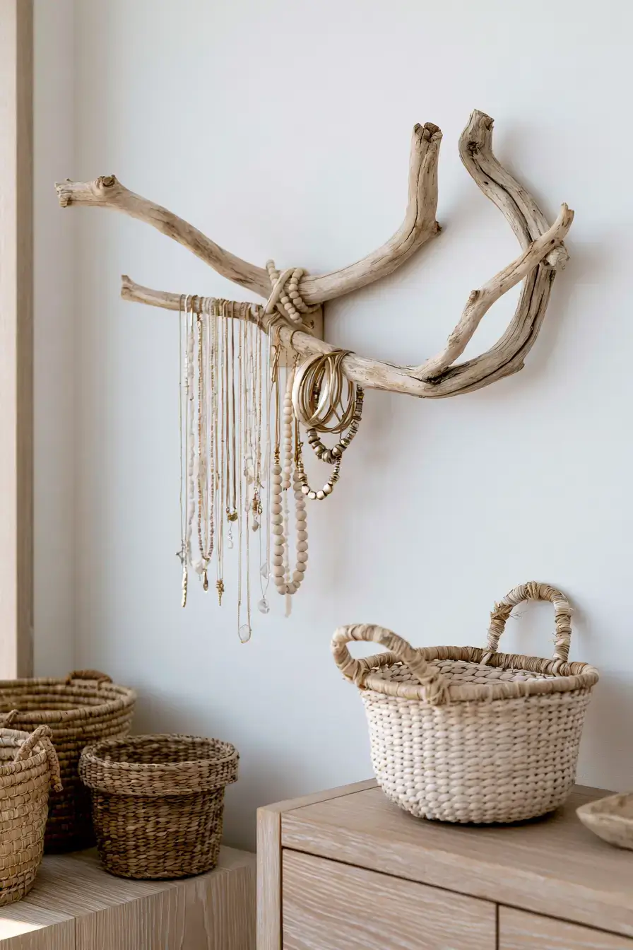 29 Driftwood Decor Ideas with a Weathered Wall Shelf