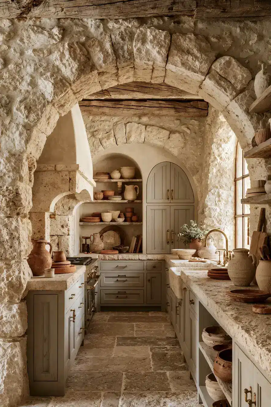 29 Stone Kitchen Ideas for a Room That Feels Built to Last stone kitchen