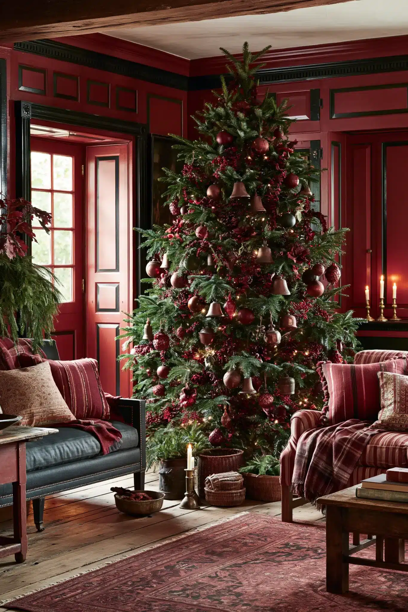 29 Moody Christmas Decor Ideas That Turn Long Evenings Into the Point moody christmas decor