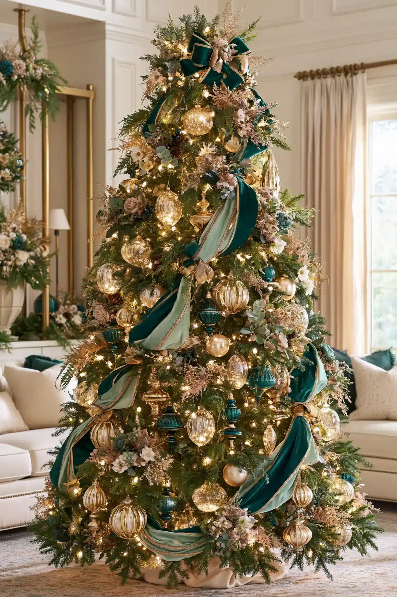 29 Christmas Tree Decor Ideas That Keep the Tree From Looking Busy christmas tree decor ideas