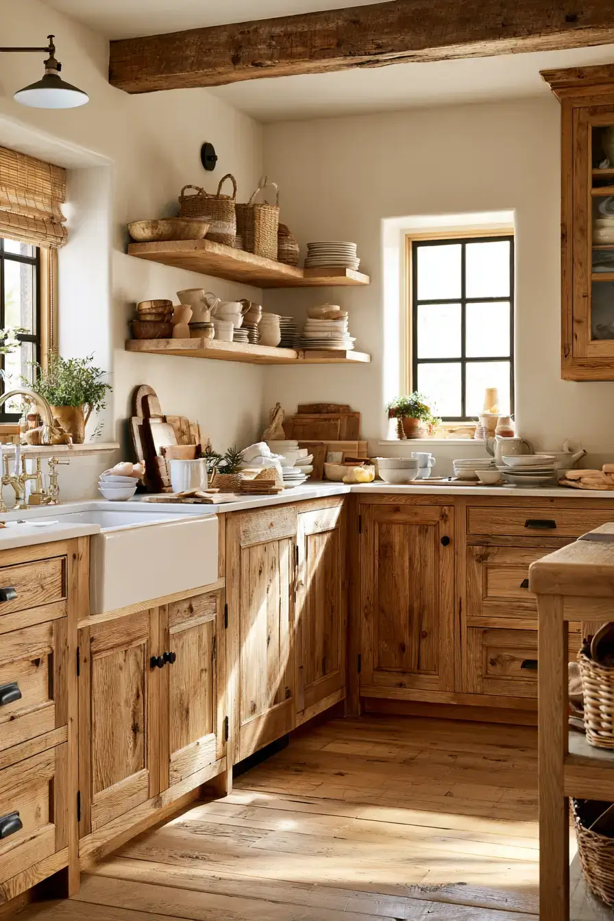 29 Wooden Kitchen Ideas for a Room That Feels Handmade wooden kitchen