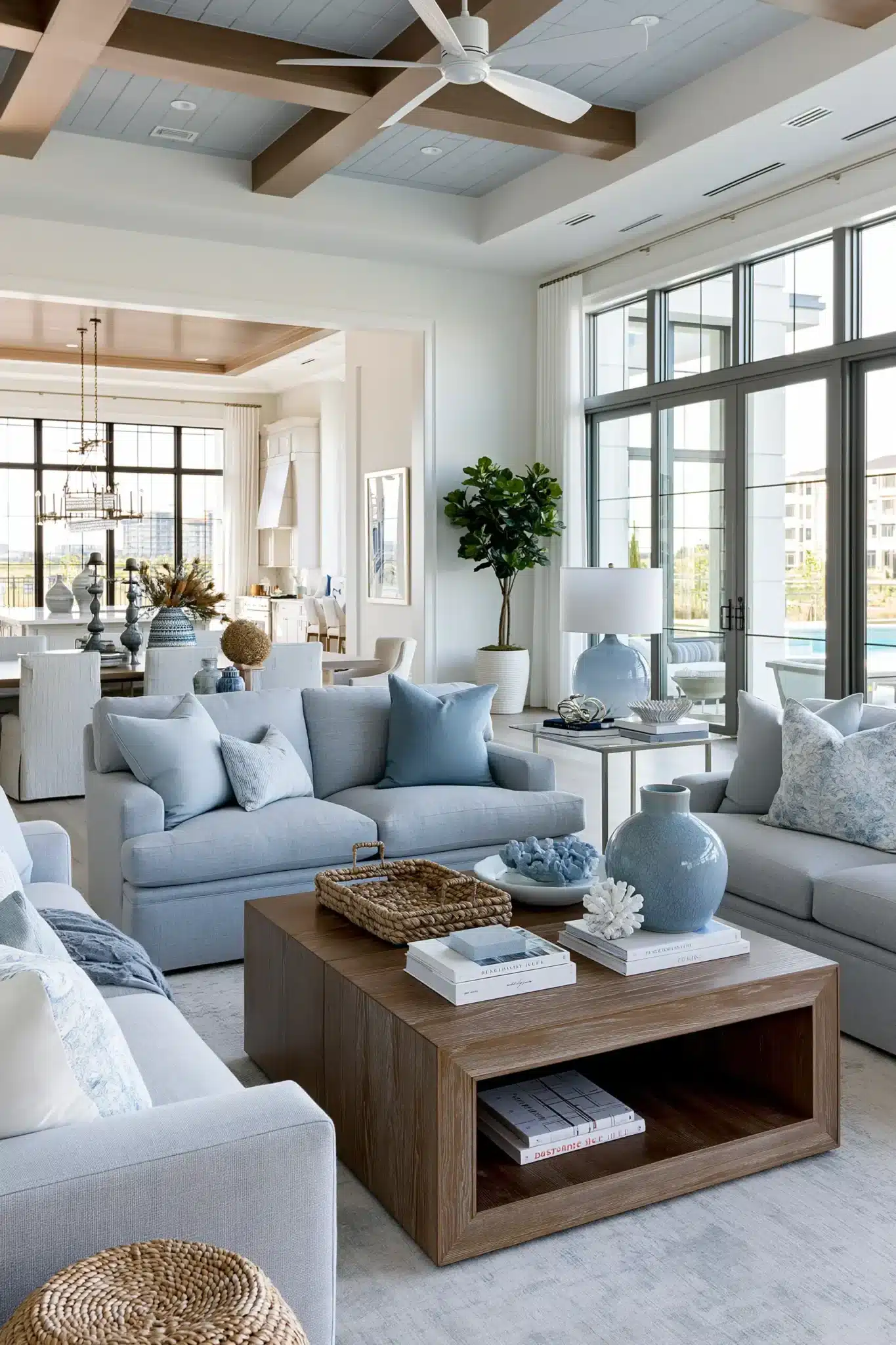 29 Light Blue and Grey Living Room Ideas for a Room That Feels Uncluttered light blue and grey living room