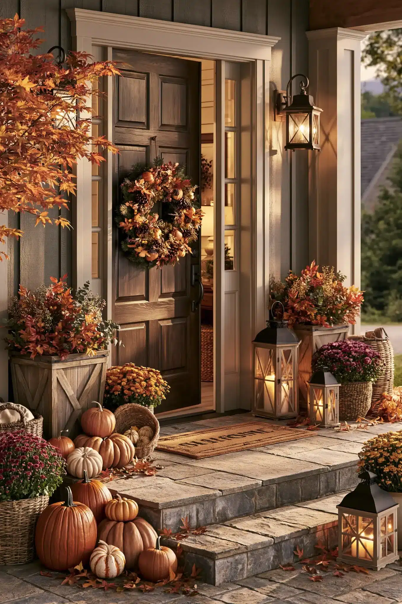 29 Fall Thanksgiving Decor Ideas That Bring the Whole Season Indoors fall thanksgiving decor