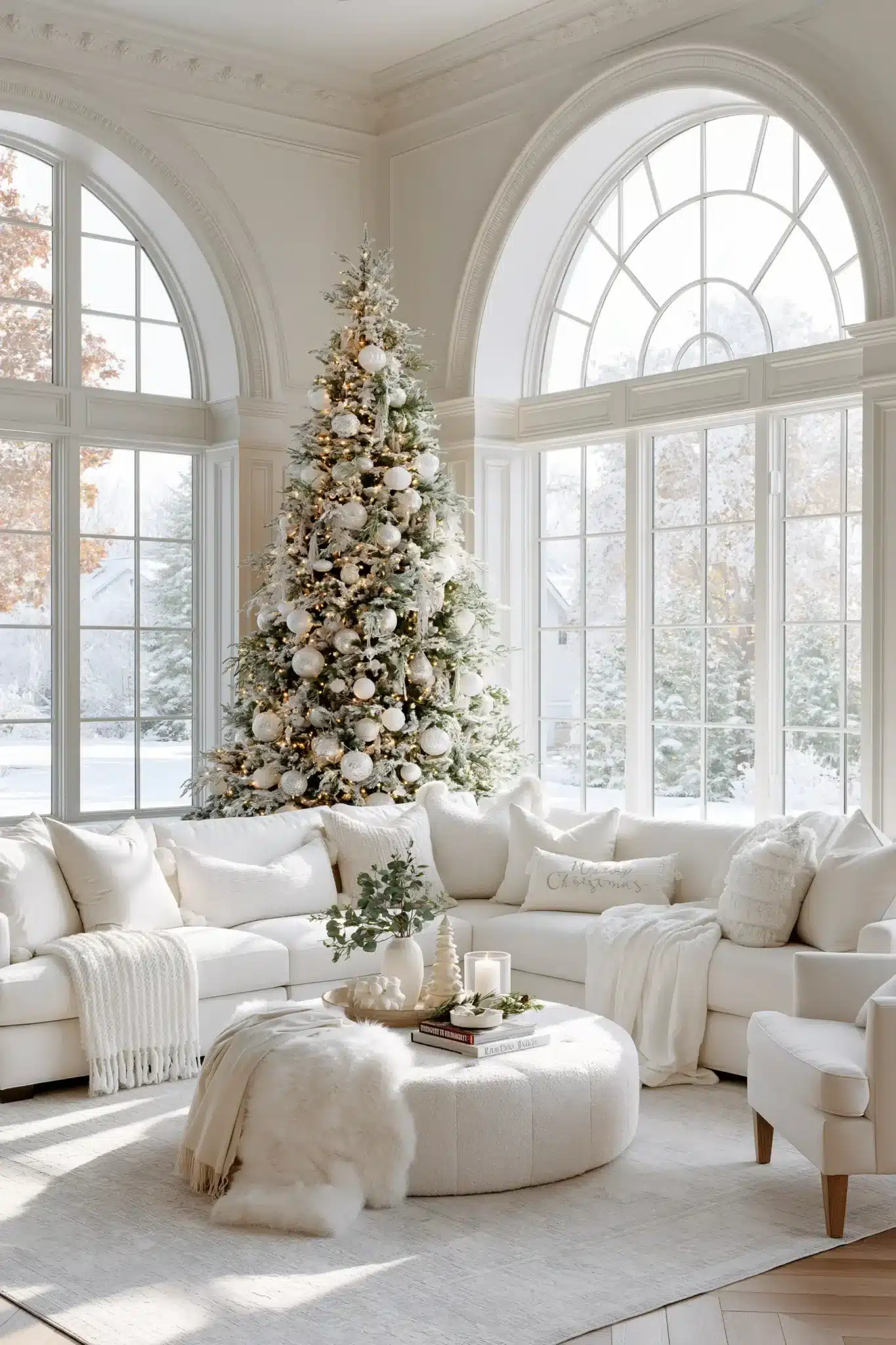 29 White Christmas Decor Ideas That Keep the Season Soft and Quiet white christmas decor