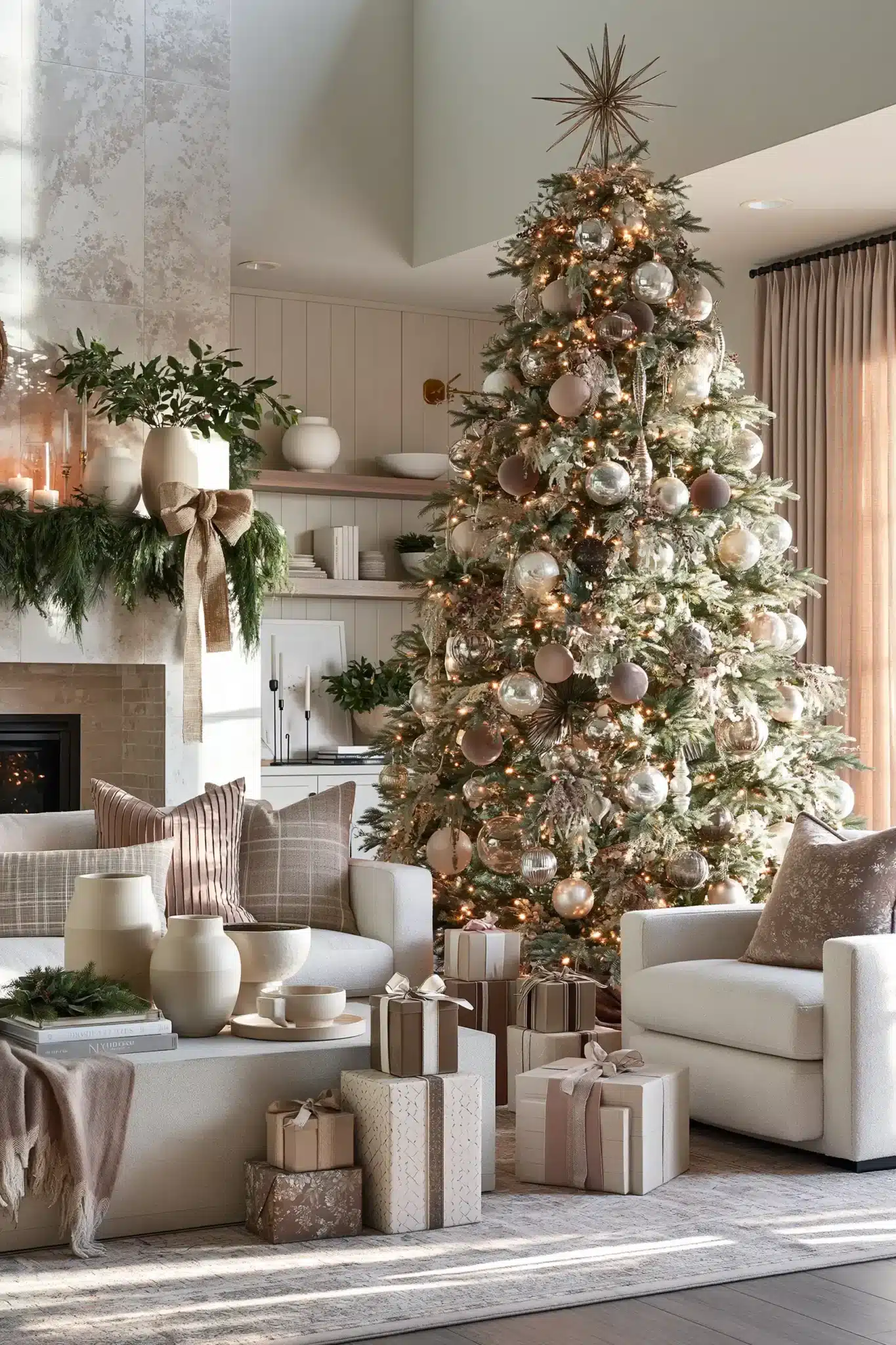 29 Modern Christmas Decor Ideas That Let a Few Clean Choices Speak modern christmas decor