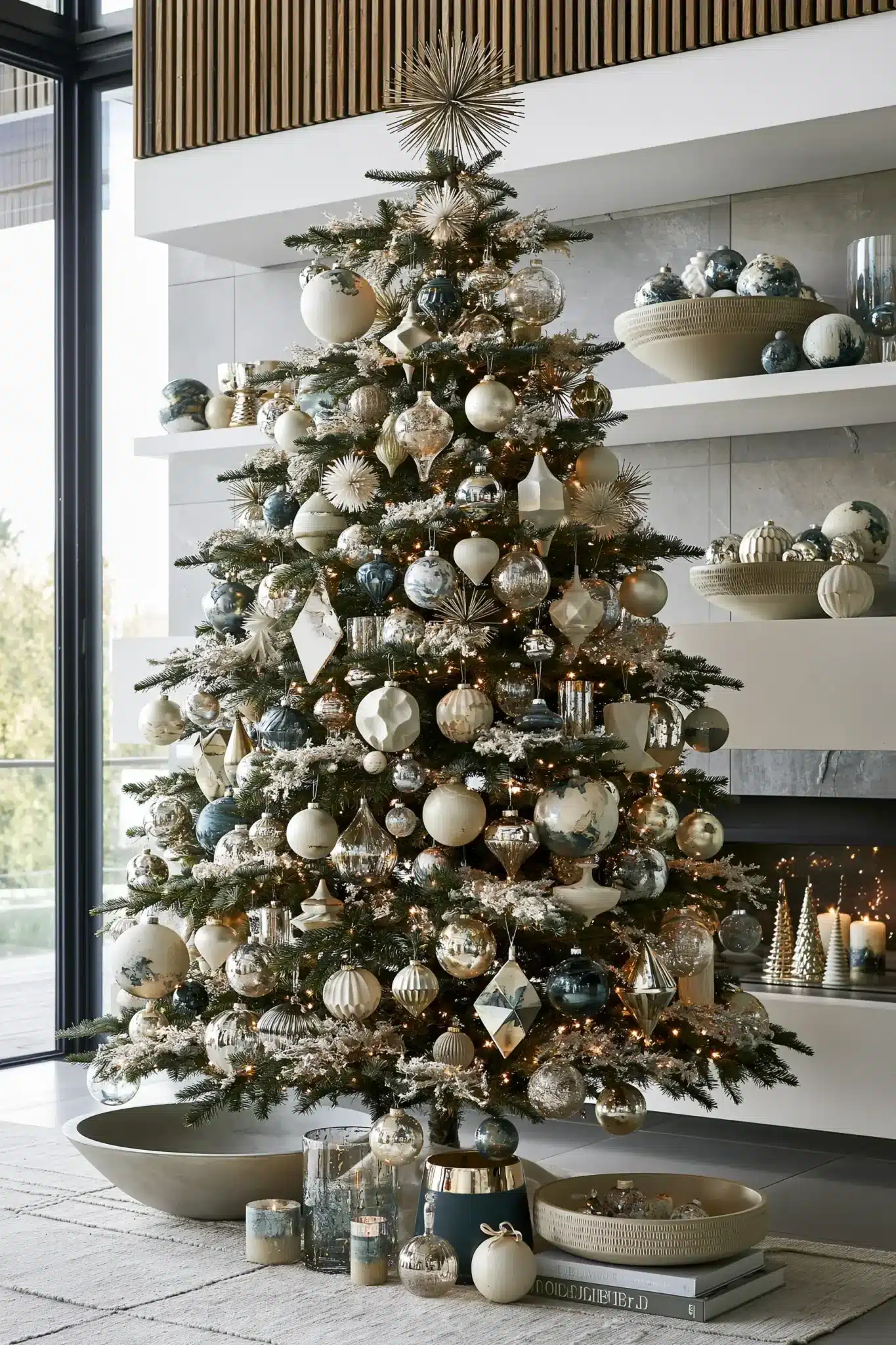 29 Modern Christmas Decor Ideas That Let a Few Clean Choices Speak modern christmas decor