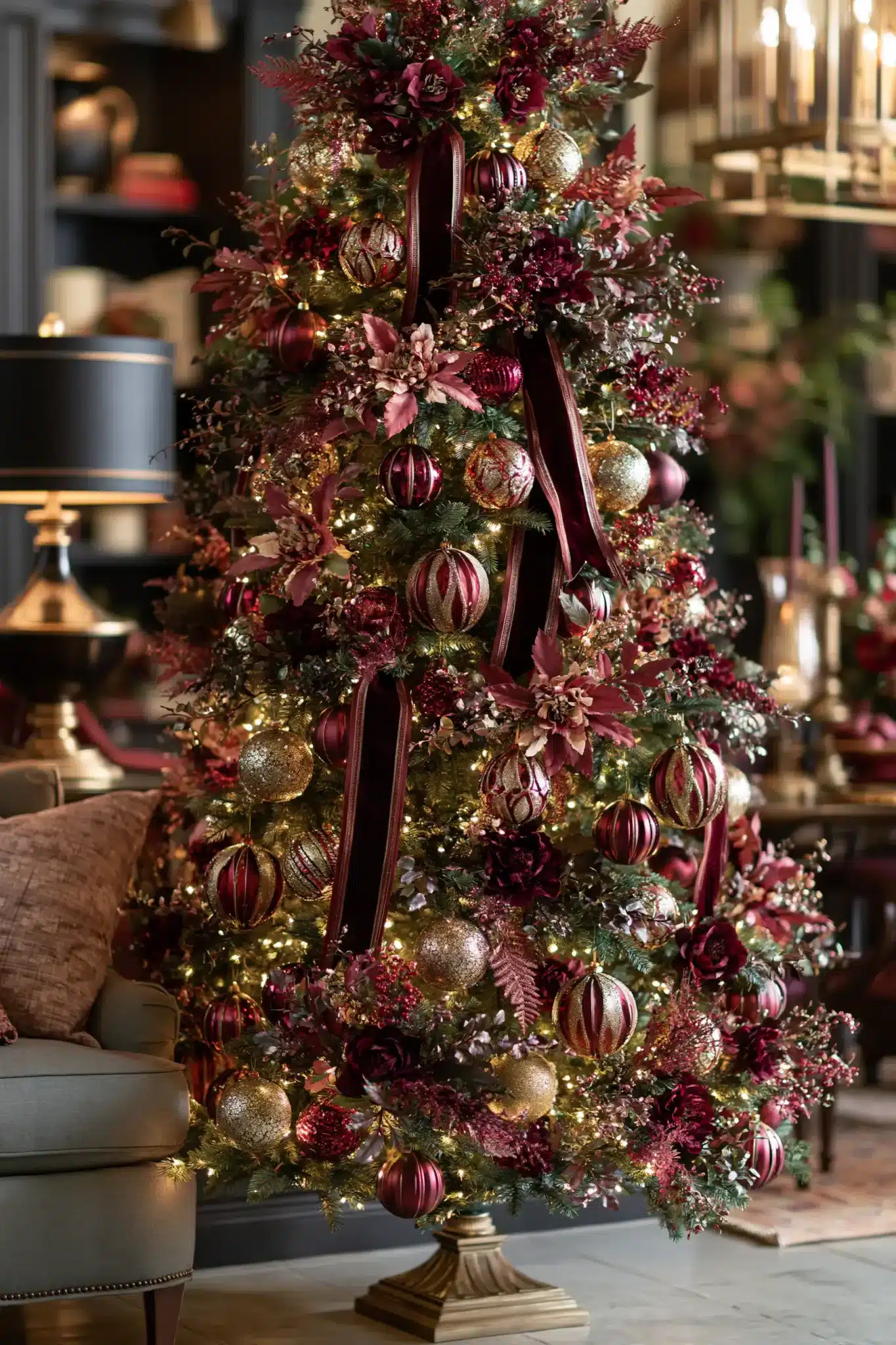29 Christmas Tree Decor Ideas That Keep the Tree From Looking Busy christmas tree decor ideas