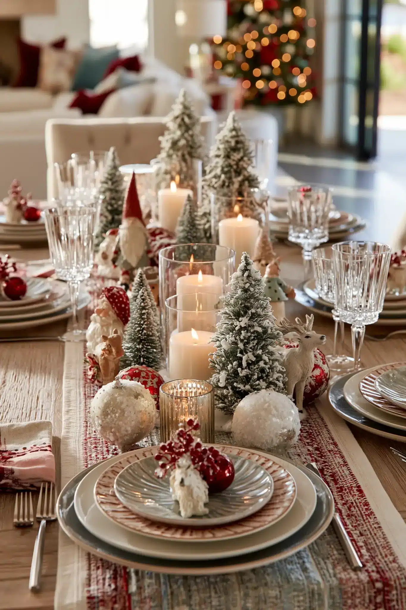 29 Christmas Table Decor Ideas for a Spread That Is Easy to Reset christmas table decor