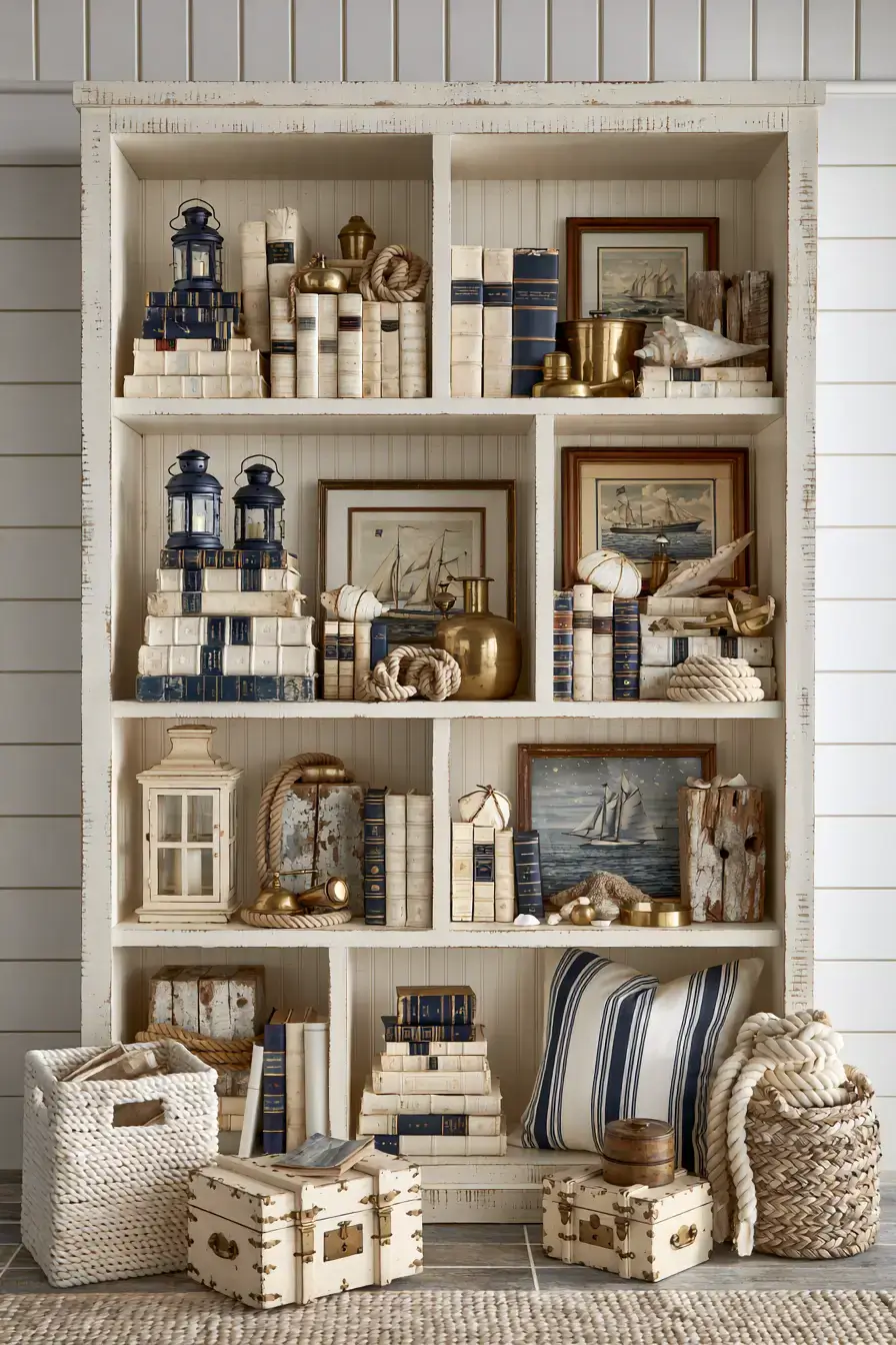 29 Vintage Nautical Decor Ideas with an Old Brass Telescope