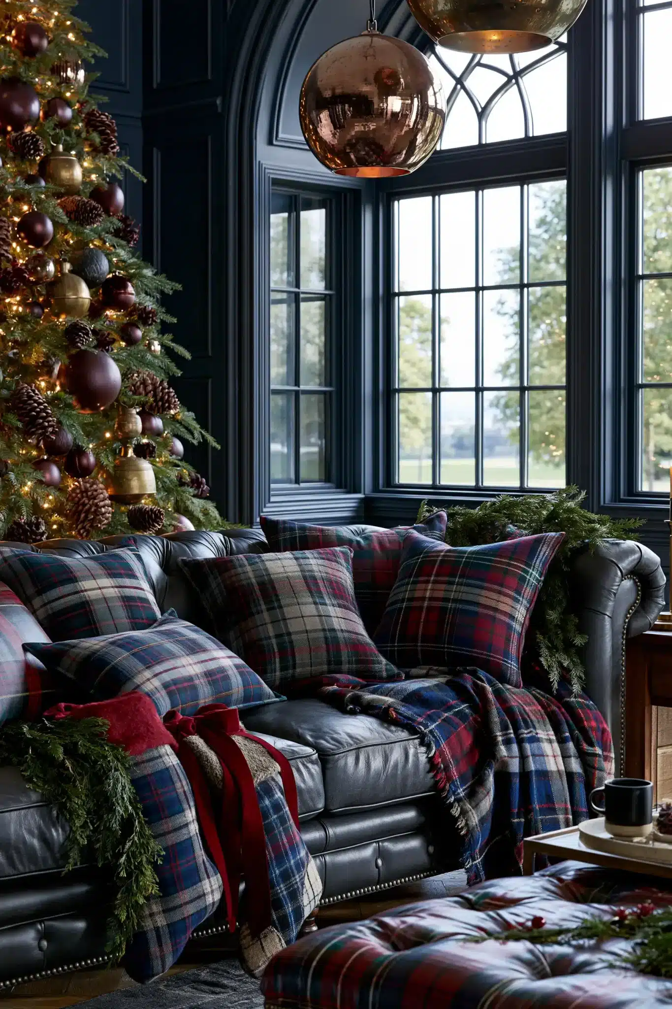 29 Moody Christmas Decor Ideas That Turn Long Evenings Into the Point moody christmas decor