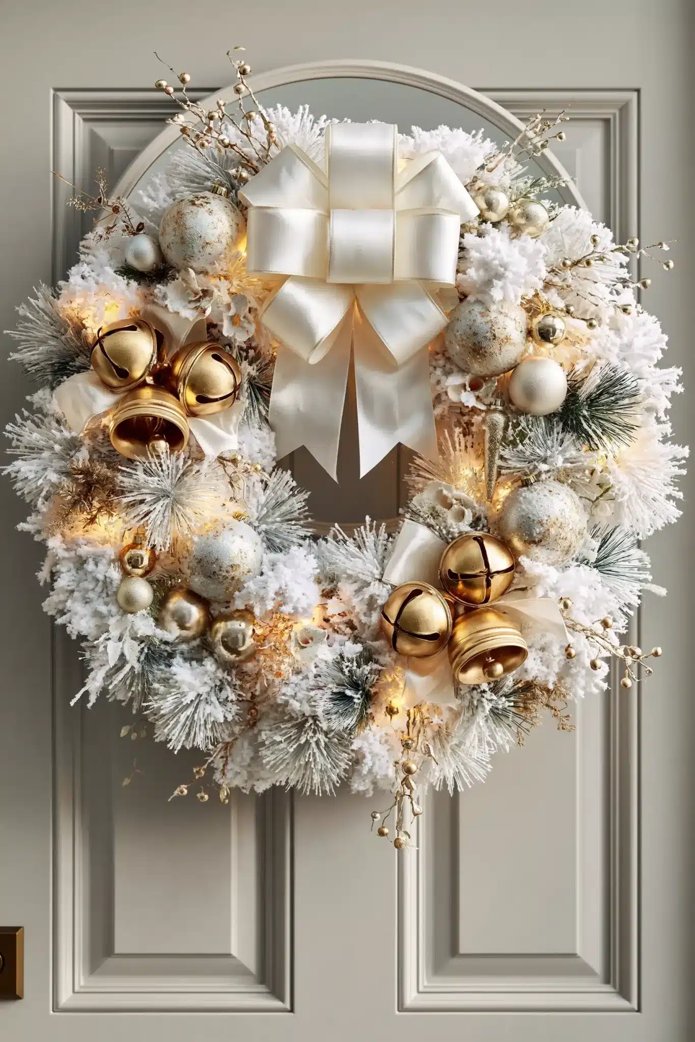 29 White and Gold Christmas Decor Ideas That Feel Calm and a Little Special white and gold christmas decor