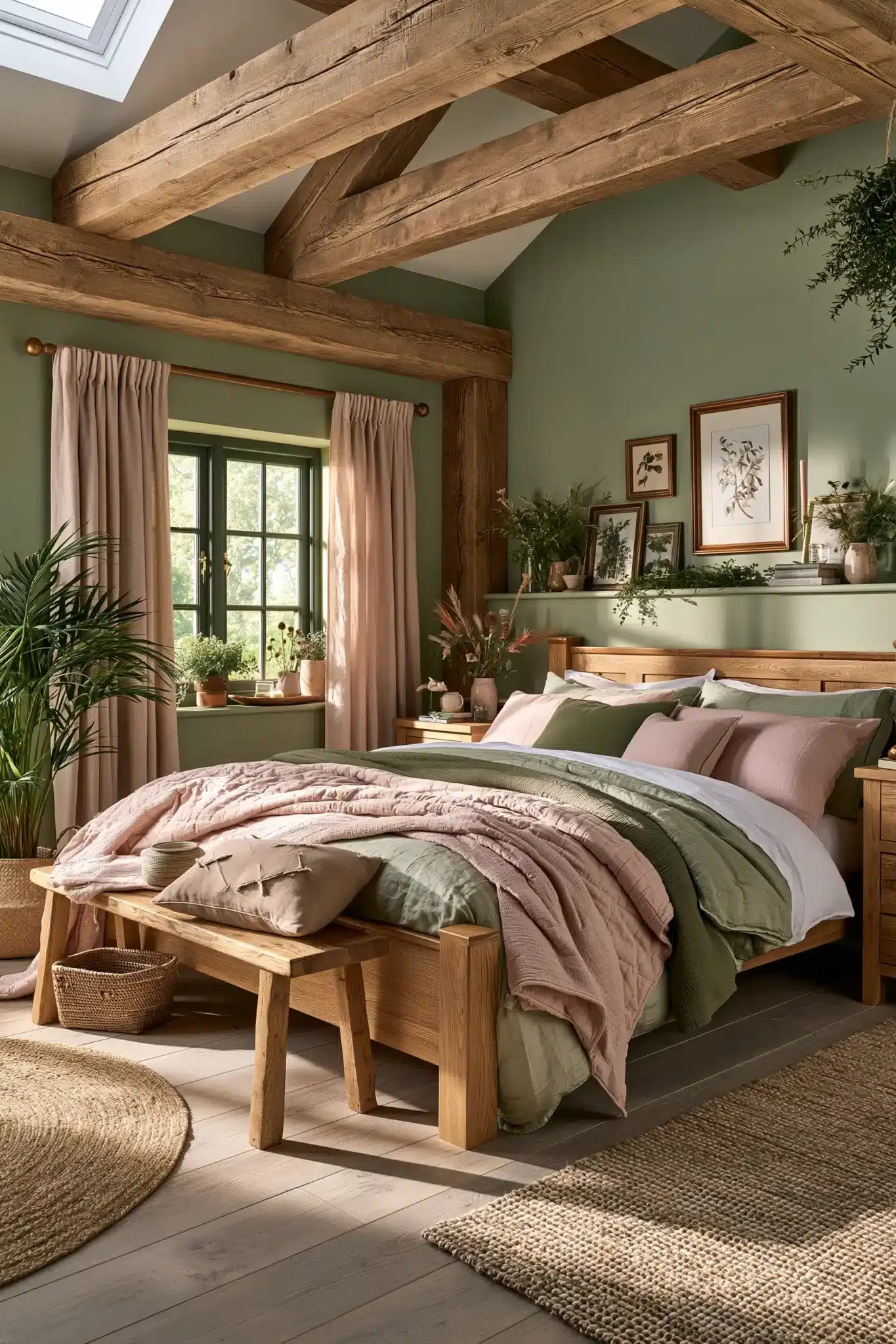 29 Sage Green and Blush Bedroom Ideas for a Room That Feels Gentle sage green and blush bedroom