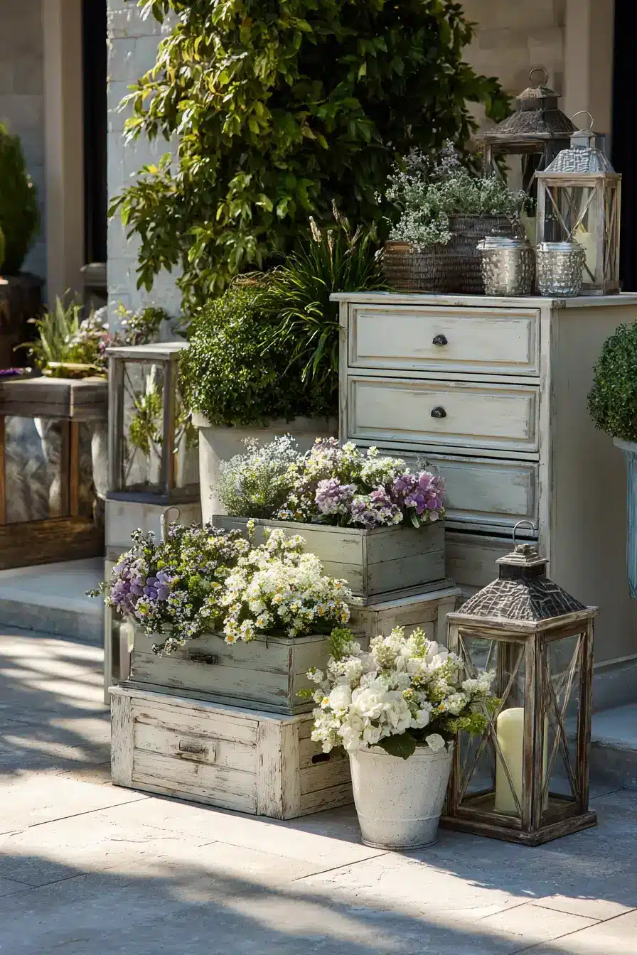 29 Upcycled Garden Decor Ideas with a Drawer Planter 29 Upcycled Garden Decor Ideas with a Drawer Planter
