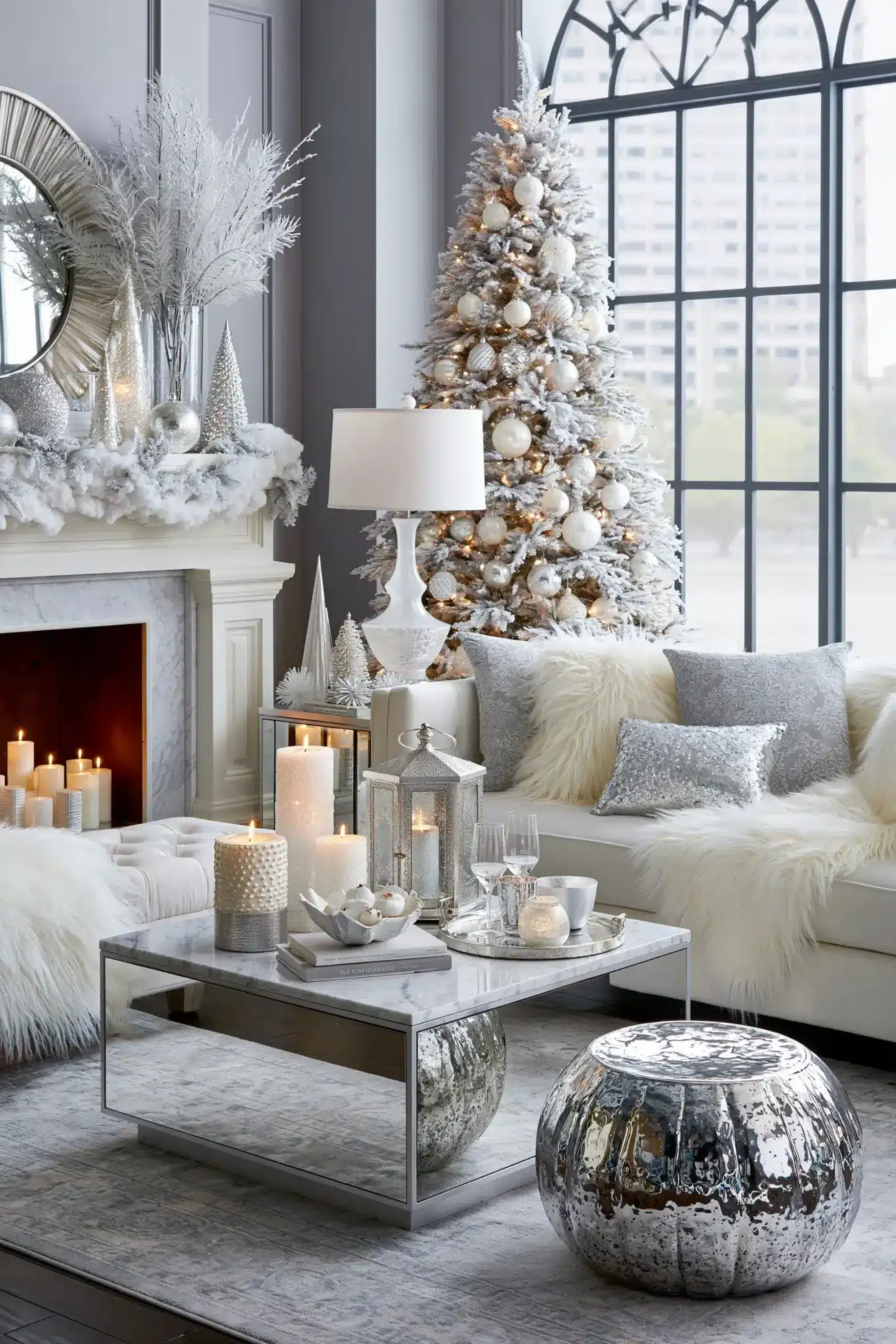 29 White Christmas Decor Ideas That Keep the Season Soft and Quiet white christmas decor