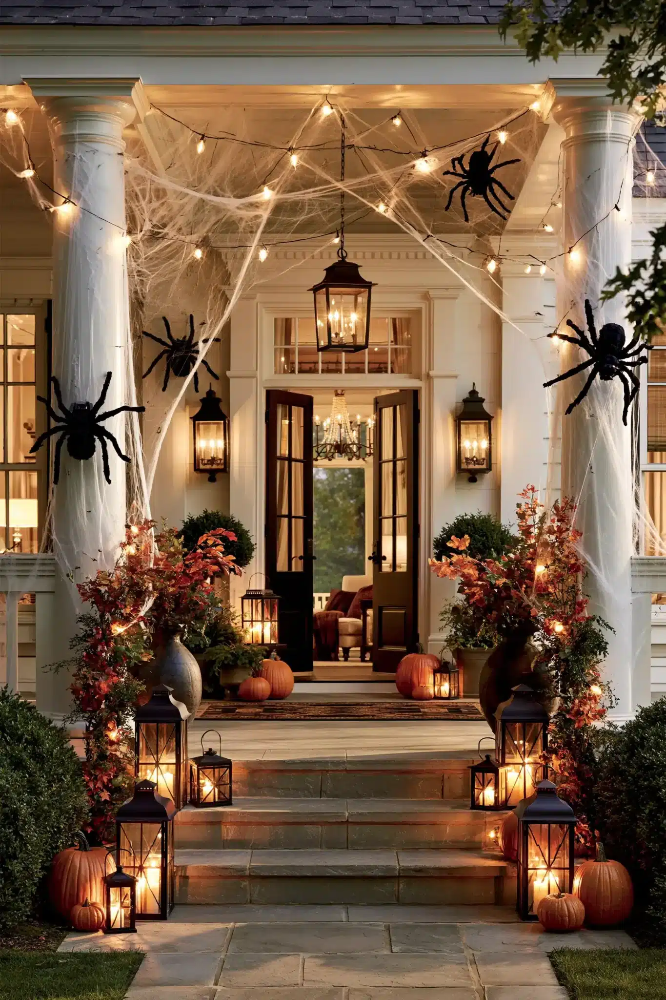 29 Halloween Porch Ideas for an Entry That Welcomes, Not Warns halloween porch ideas