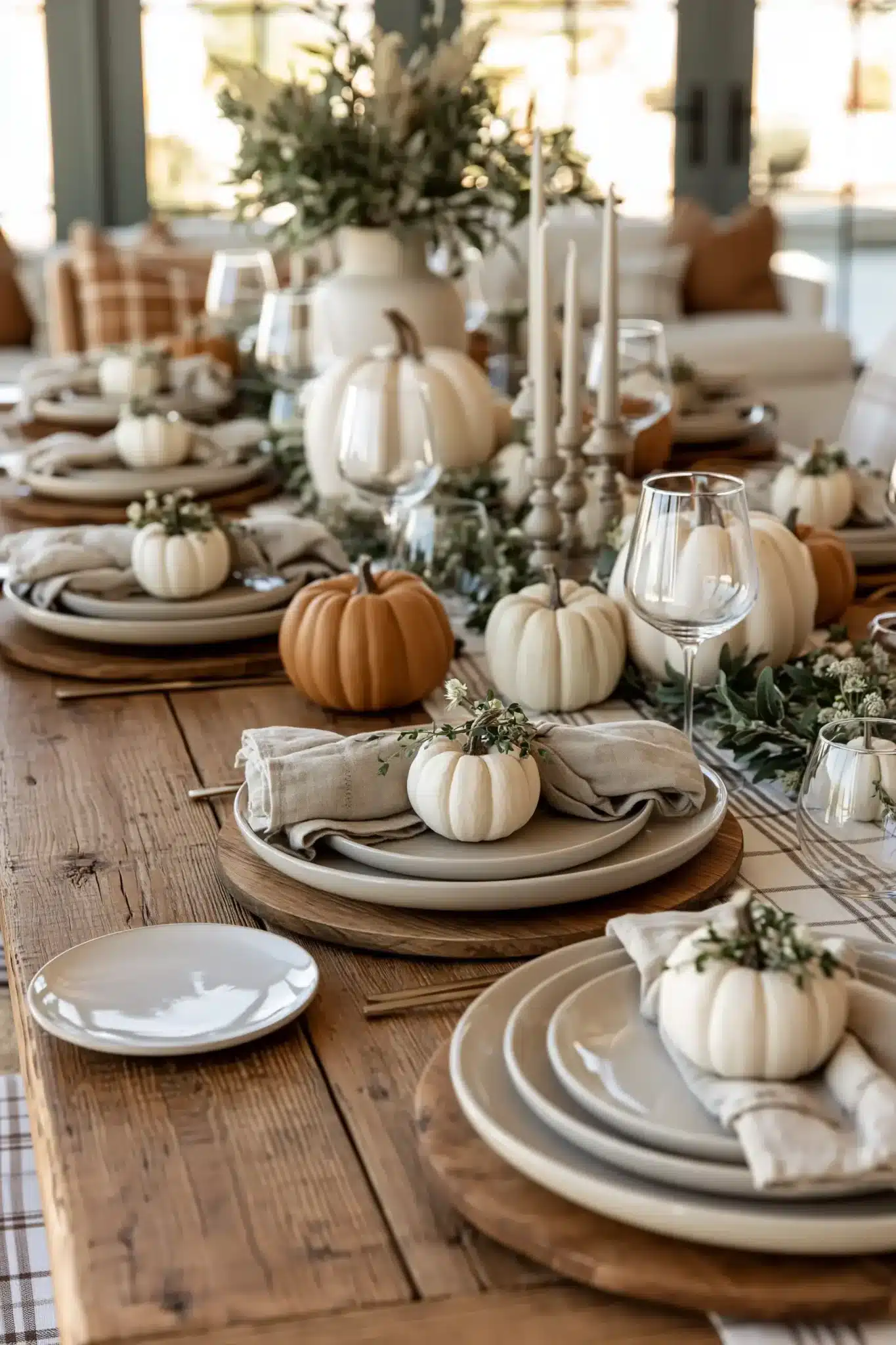 29 Simple Thanksgiving Table Decor Ideas for a Table That Feels Calm simple thanksgiving table decor