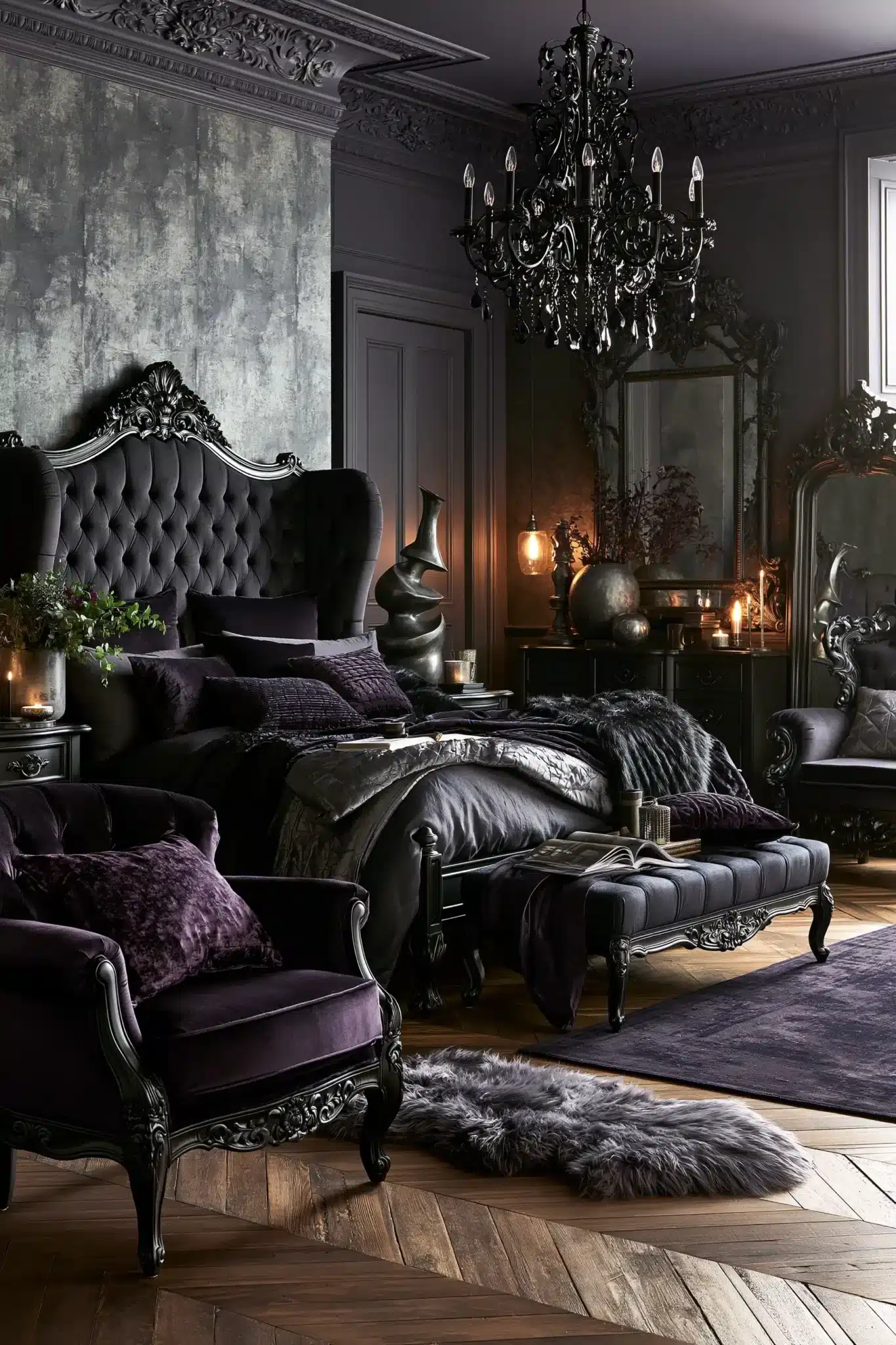 29 Gothic Bedroom Ideas for a Space That Feels Quiet, Not Creepy gothic bedroom